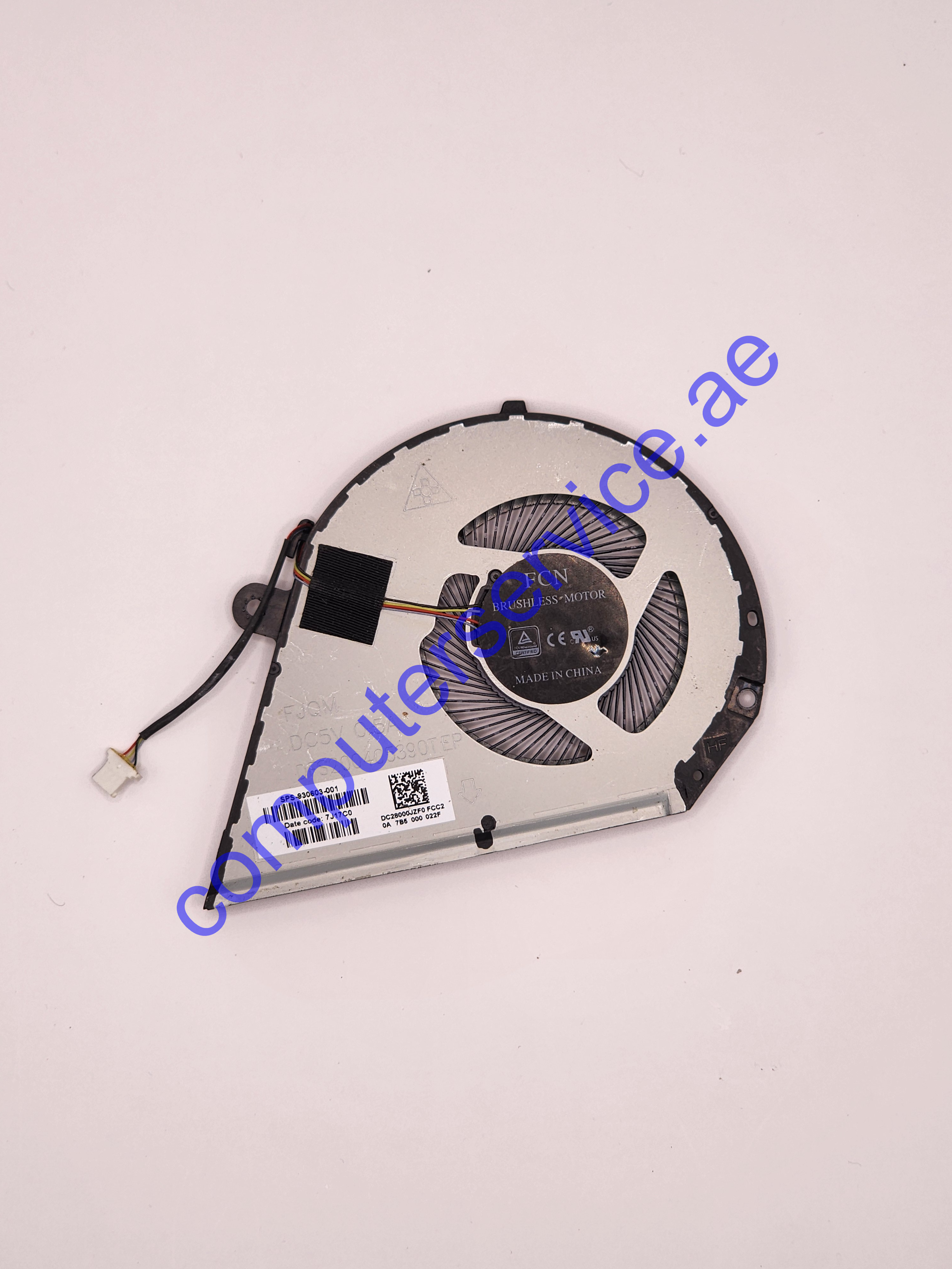 CPU Cooling Fan for HP Pavilion 14-BF 14-BF035TX 14-BF040WM 14-BF110TX 14-BF115NS 14-BF121TX Series P/N 930603-001
