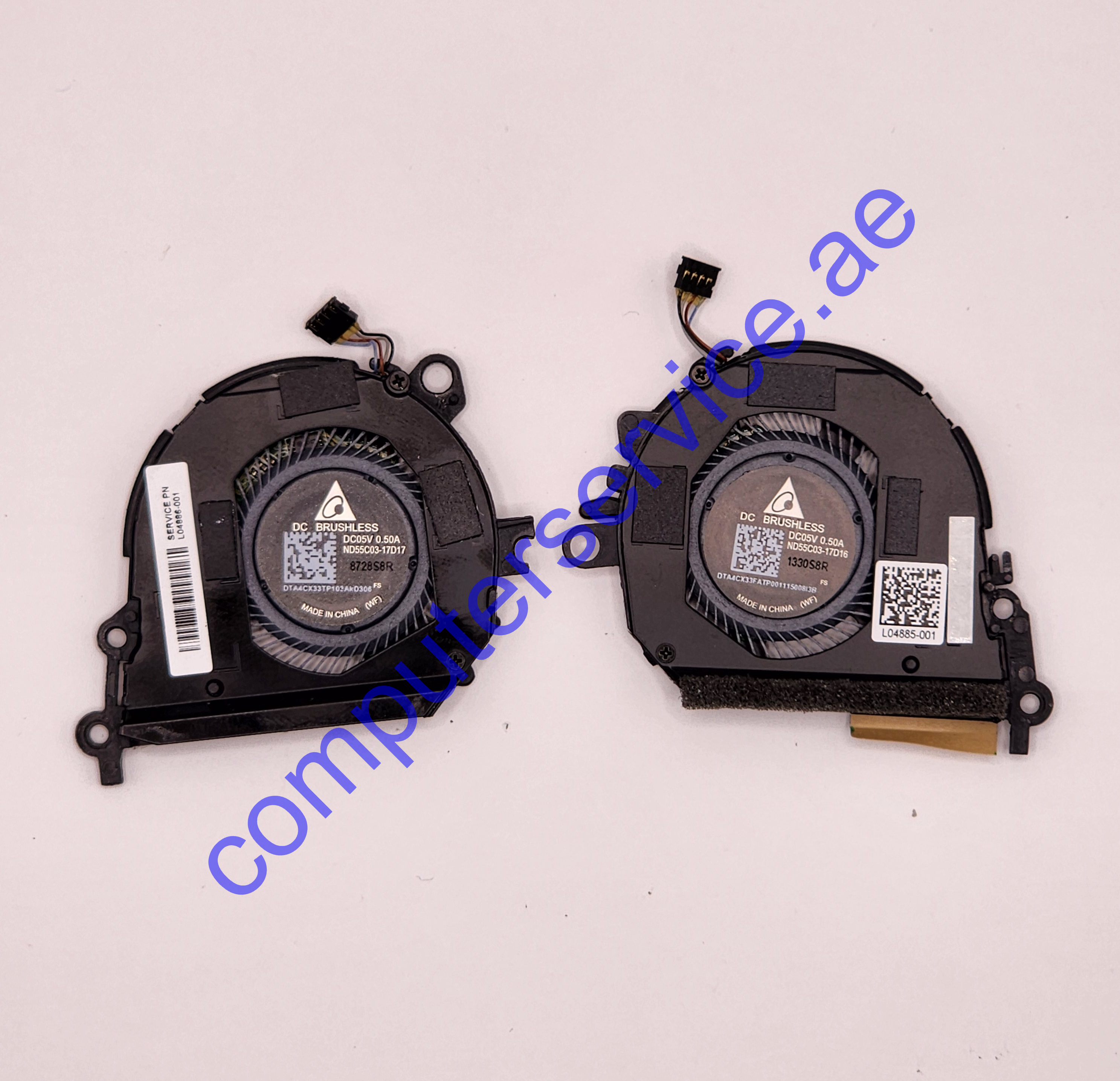 CPU & GPU Cooling Fan for HP 13" Spectre X360 13-AE 13-AE000 13t-ae000 L04885-001 L04886-001