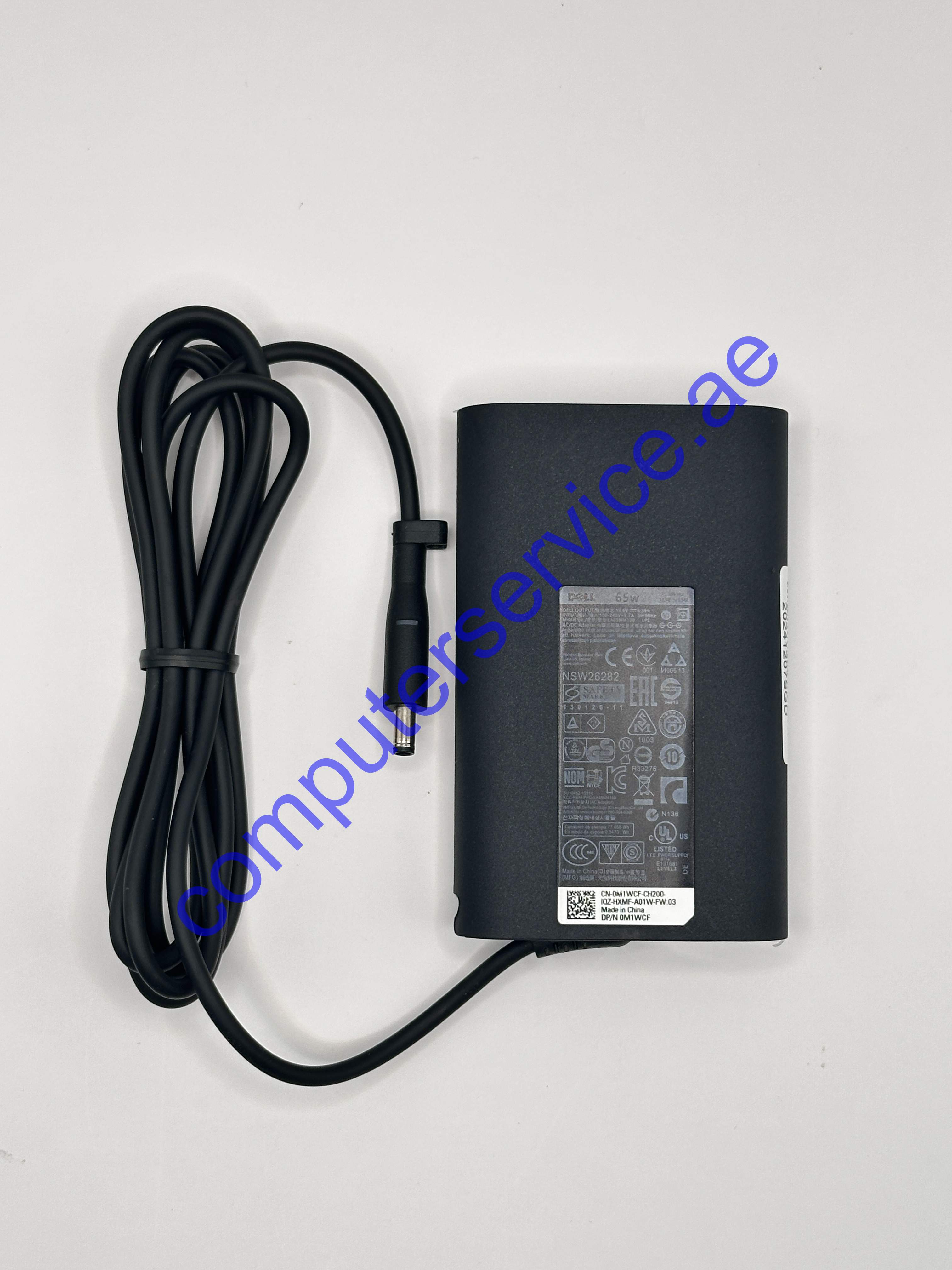 Dell AC Adapter 19.5V 3.34A 65W 4.5mm X 3.0mm