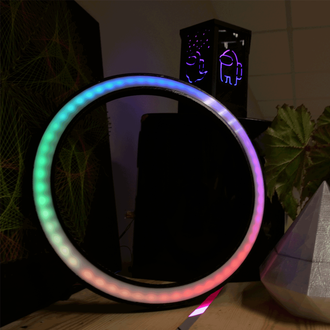 LED Žiedas / 32cm / bluetooth valdymas