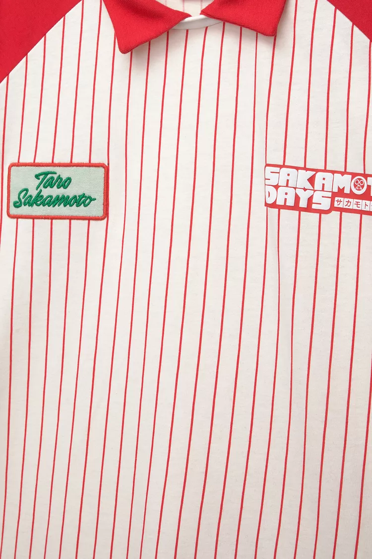  Striped short sleeve Sakamoto polo shirt 