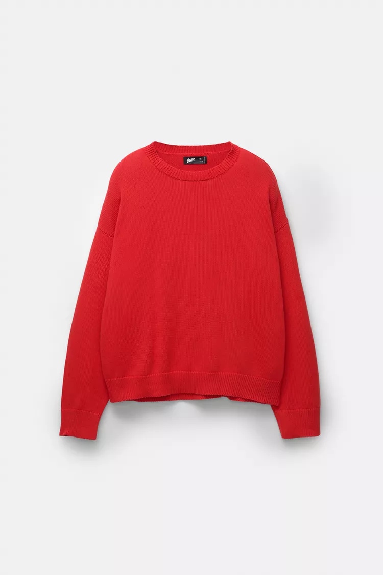 STWD sweater with a graphic on the back