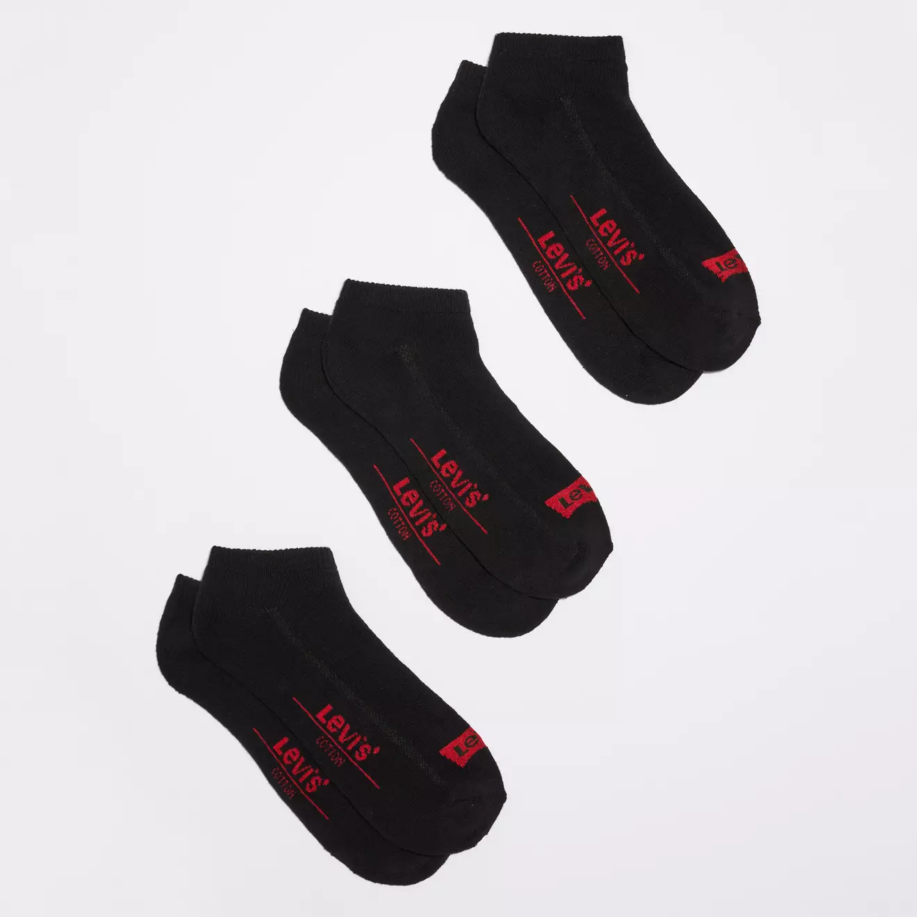 Levi's® Logo Low Cut Socks (3 Pack)