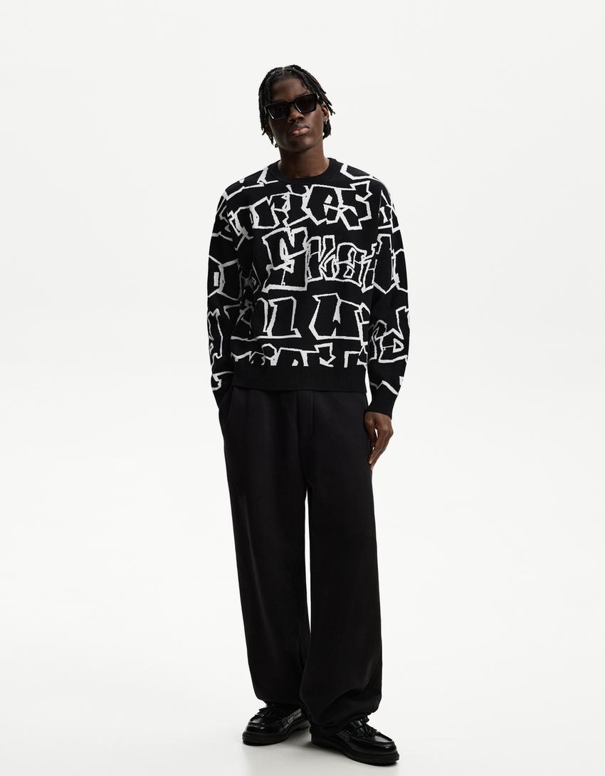  Printed sweater 