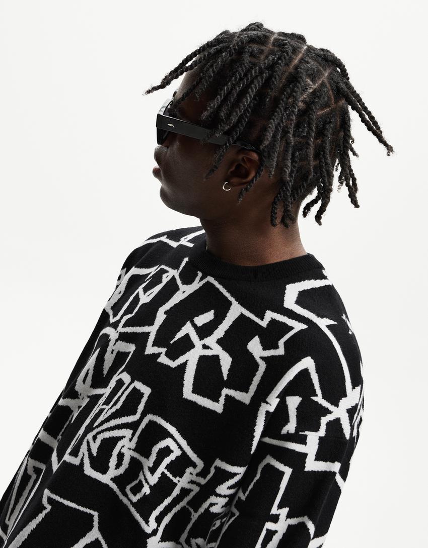  Printed sweater 