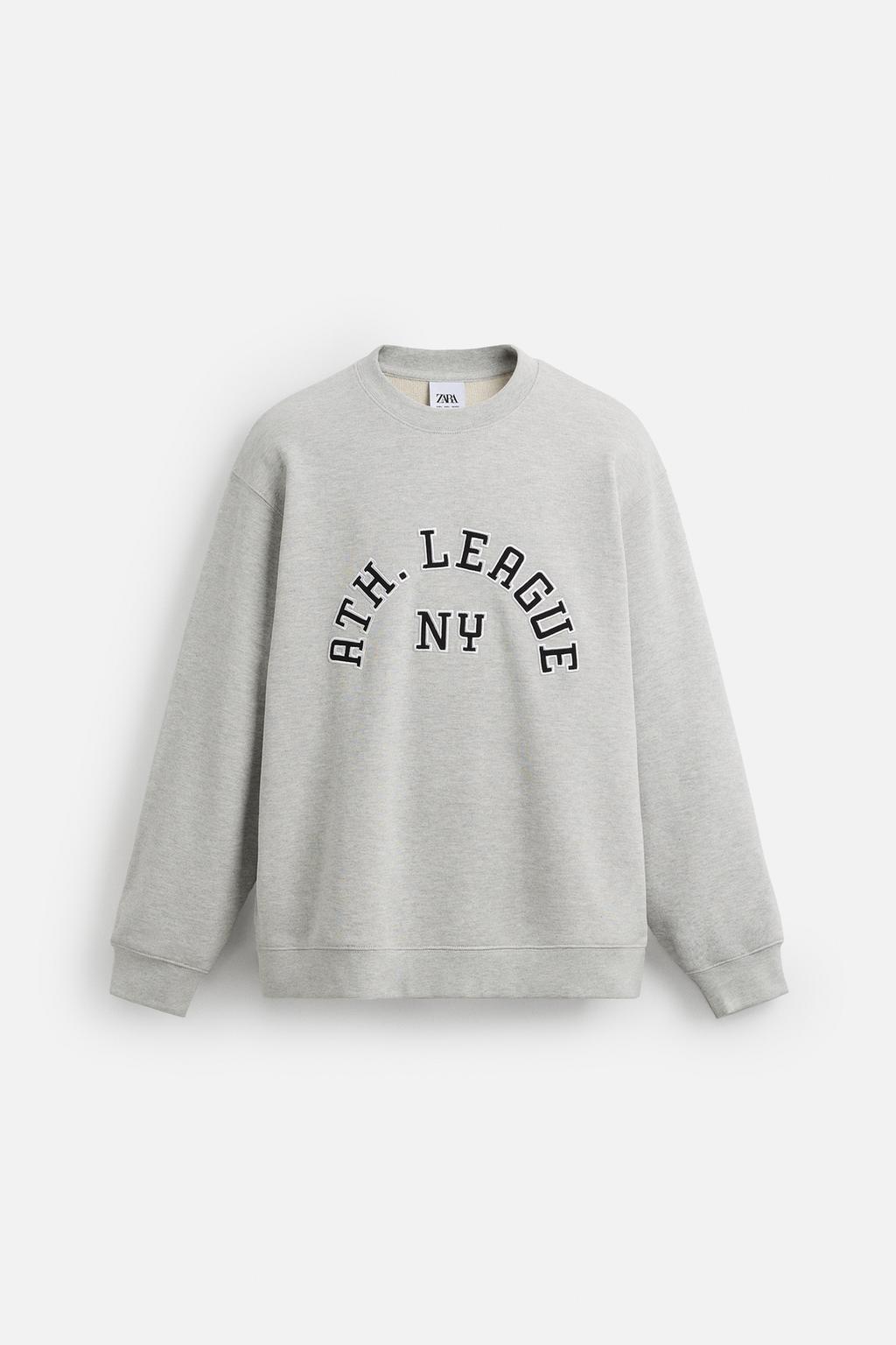 TEXT PATCH SWEATSHIRT