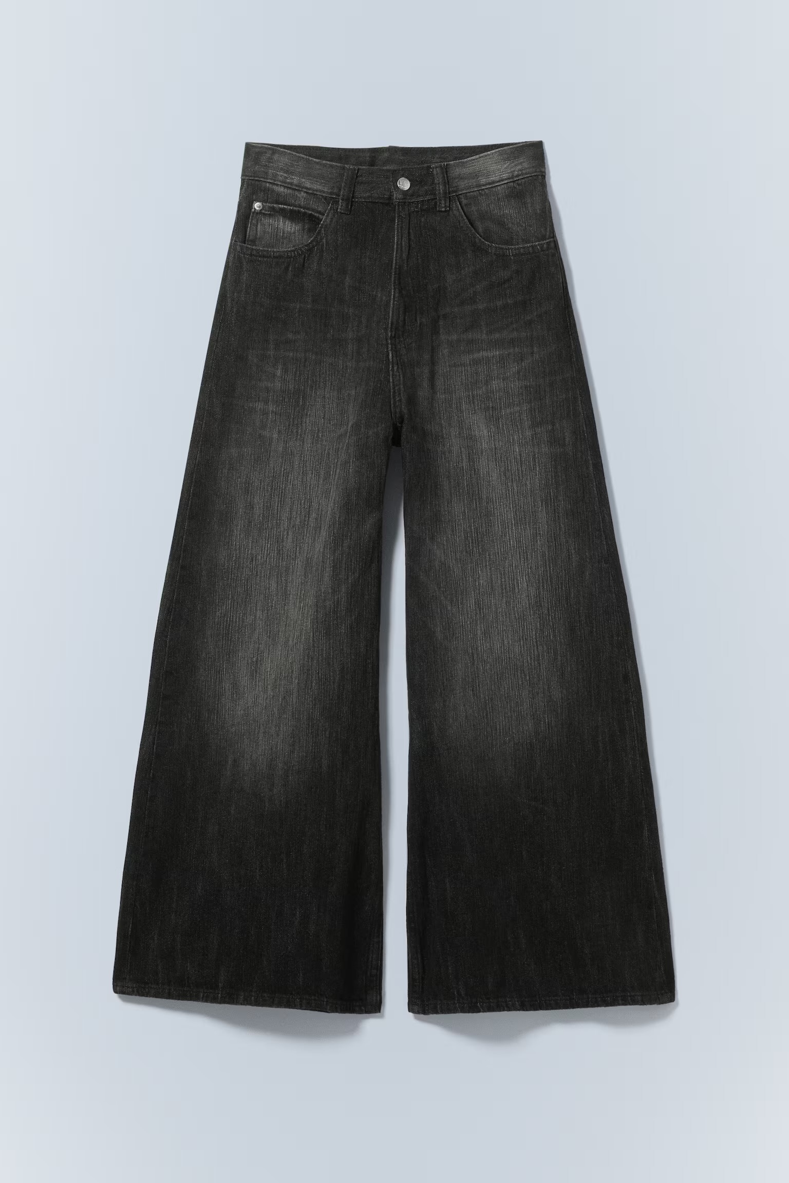 Rad Super Regular Waist Loose Wide Jeans
