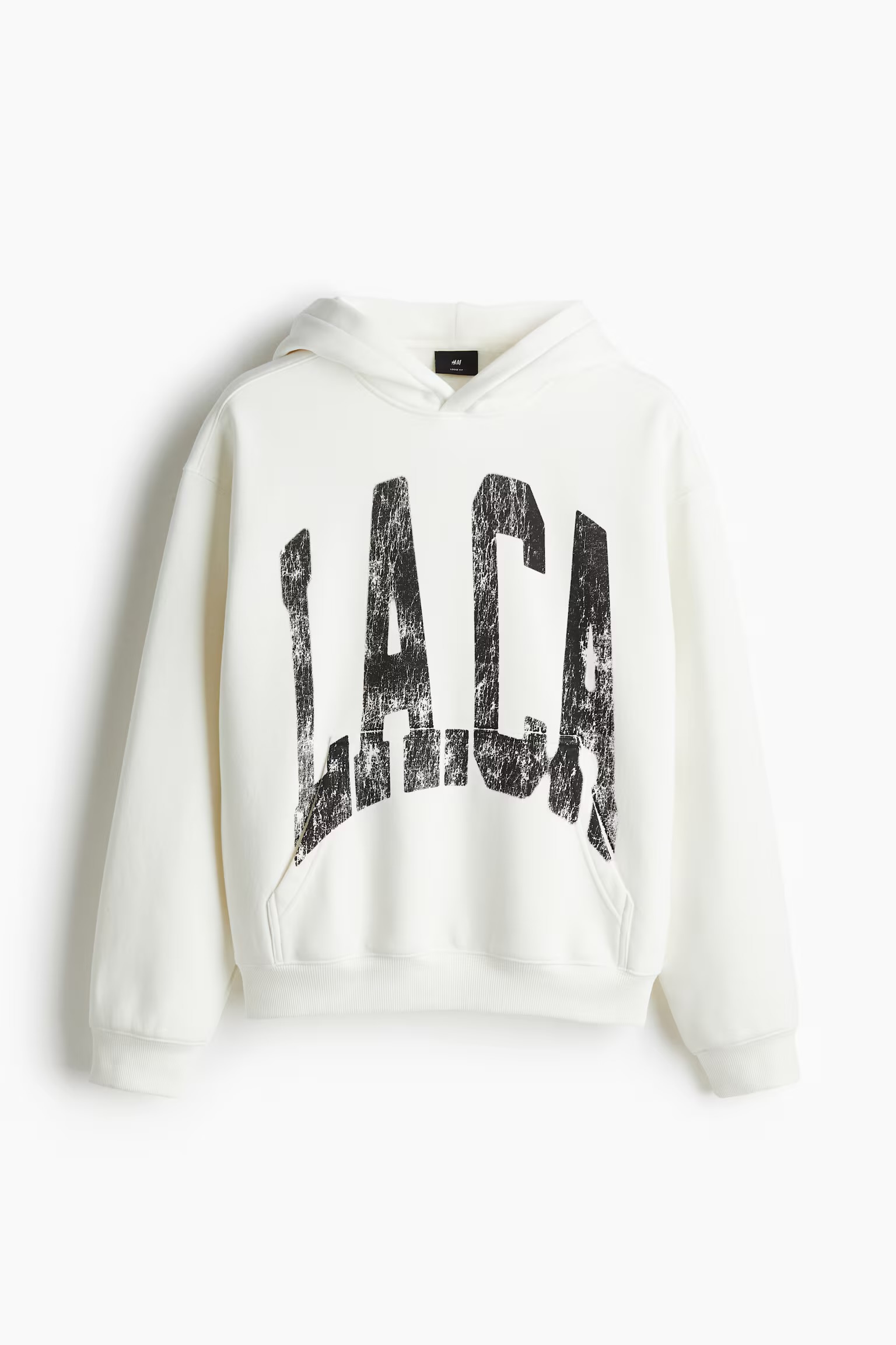 Loose Fit Printed Hoodie