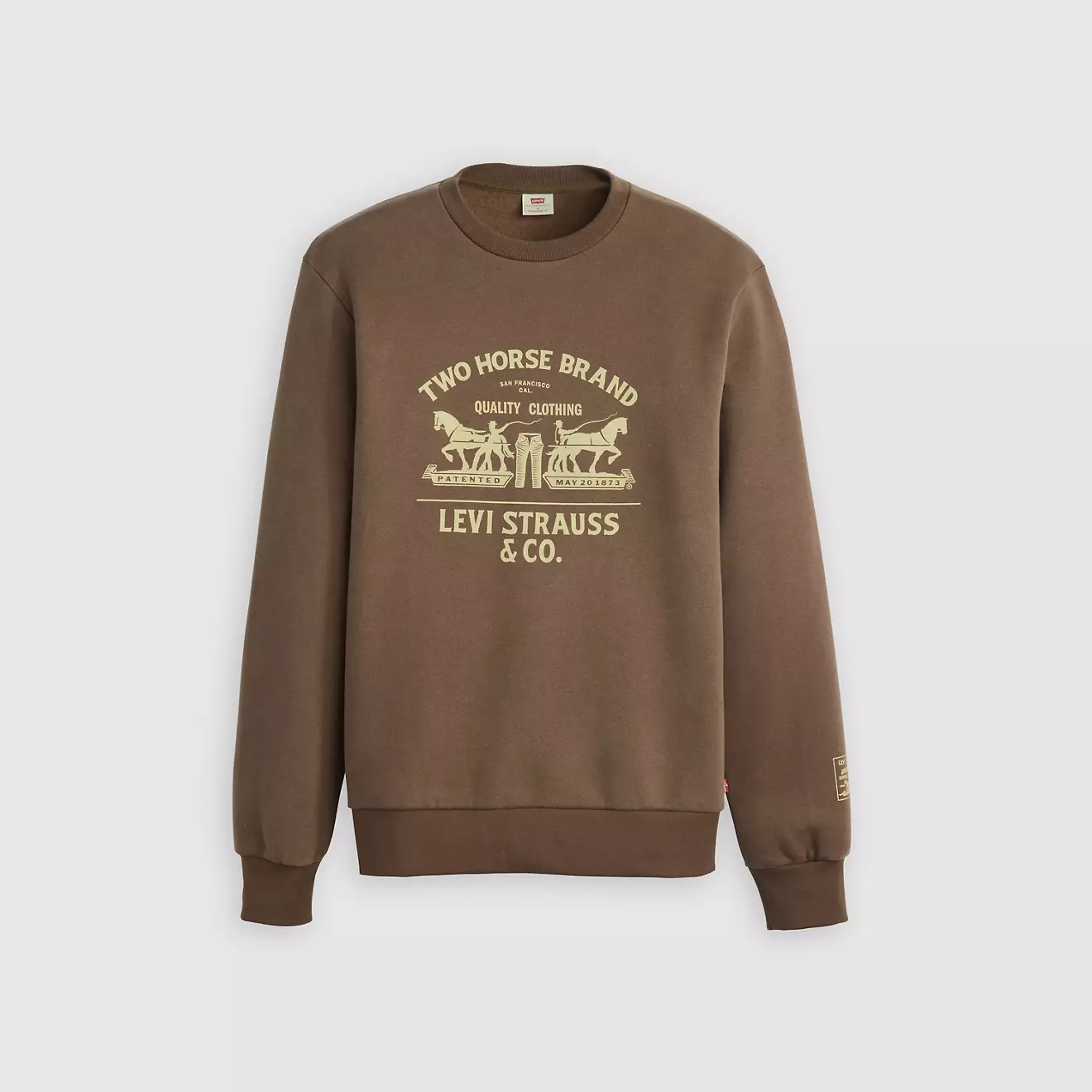 Standard Fit Graphic Crewneck Sweatshirt