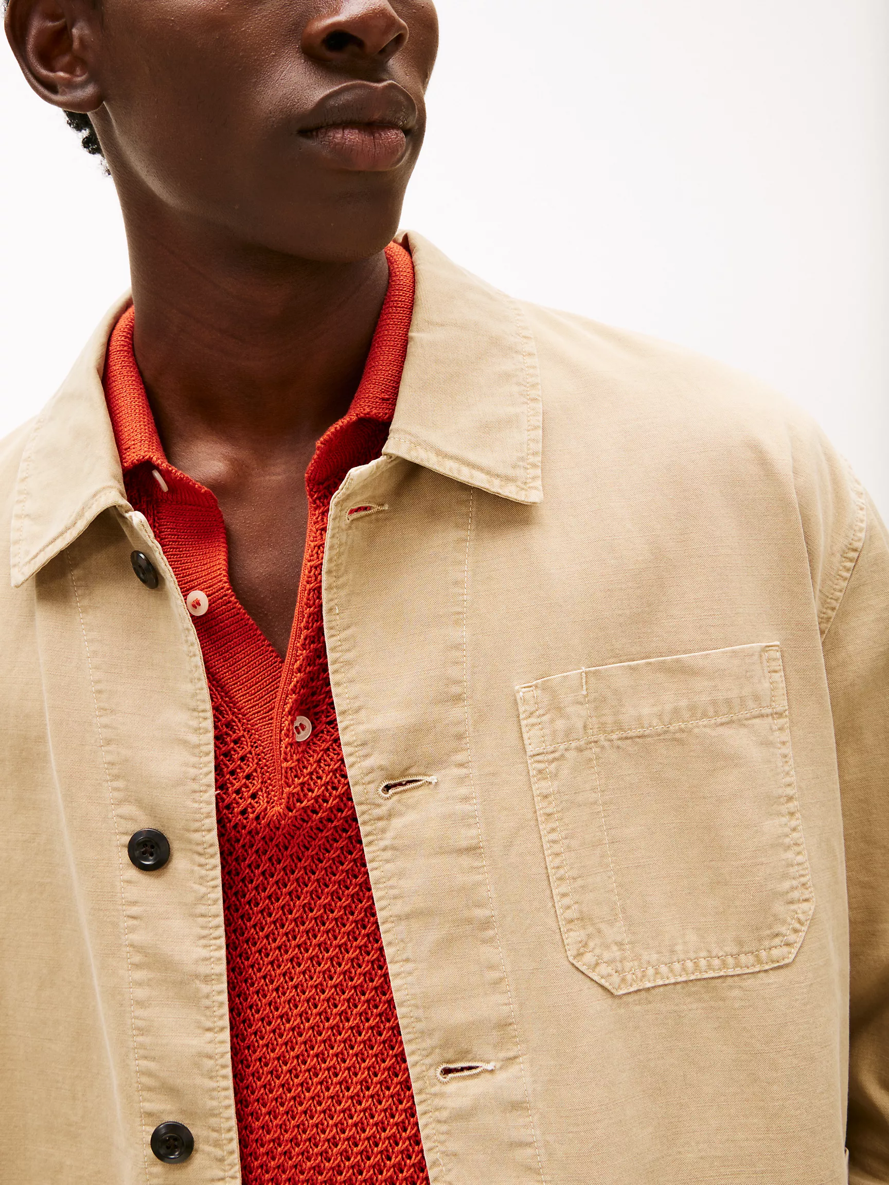 Garment-Dyed Utility Jacket 