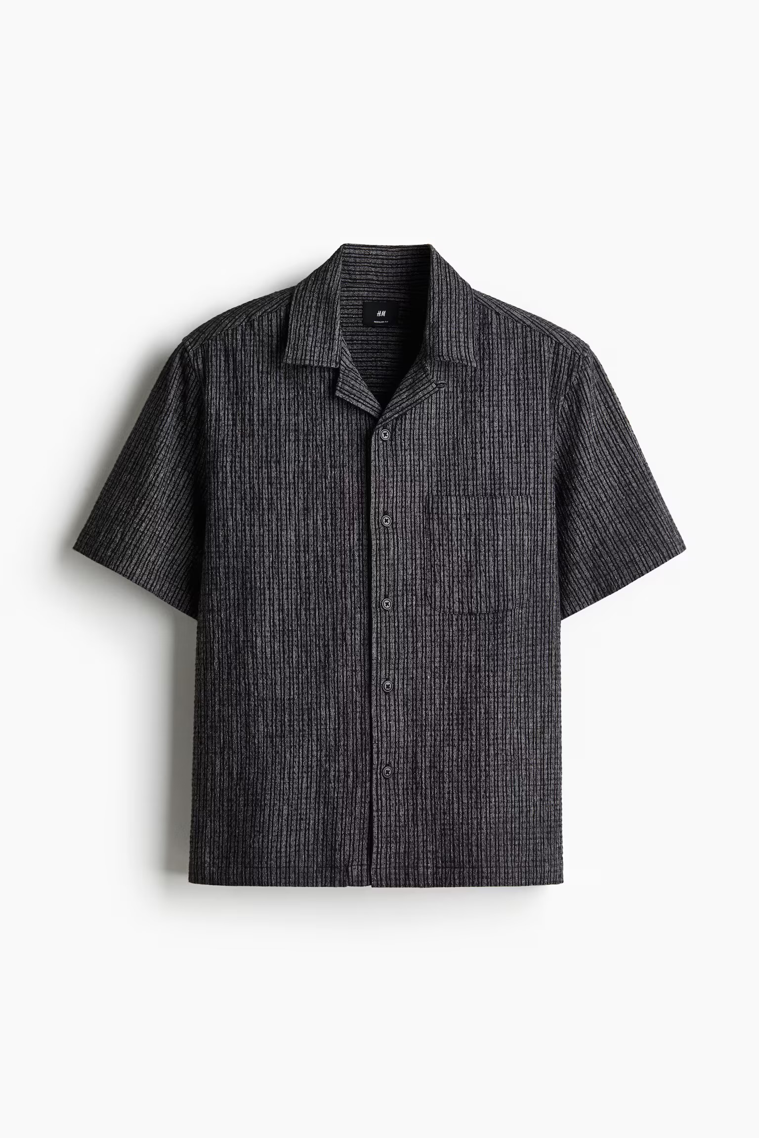 Regular Fit Linen-blend resort shirt