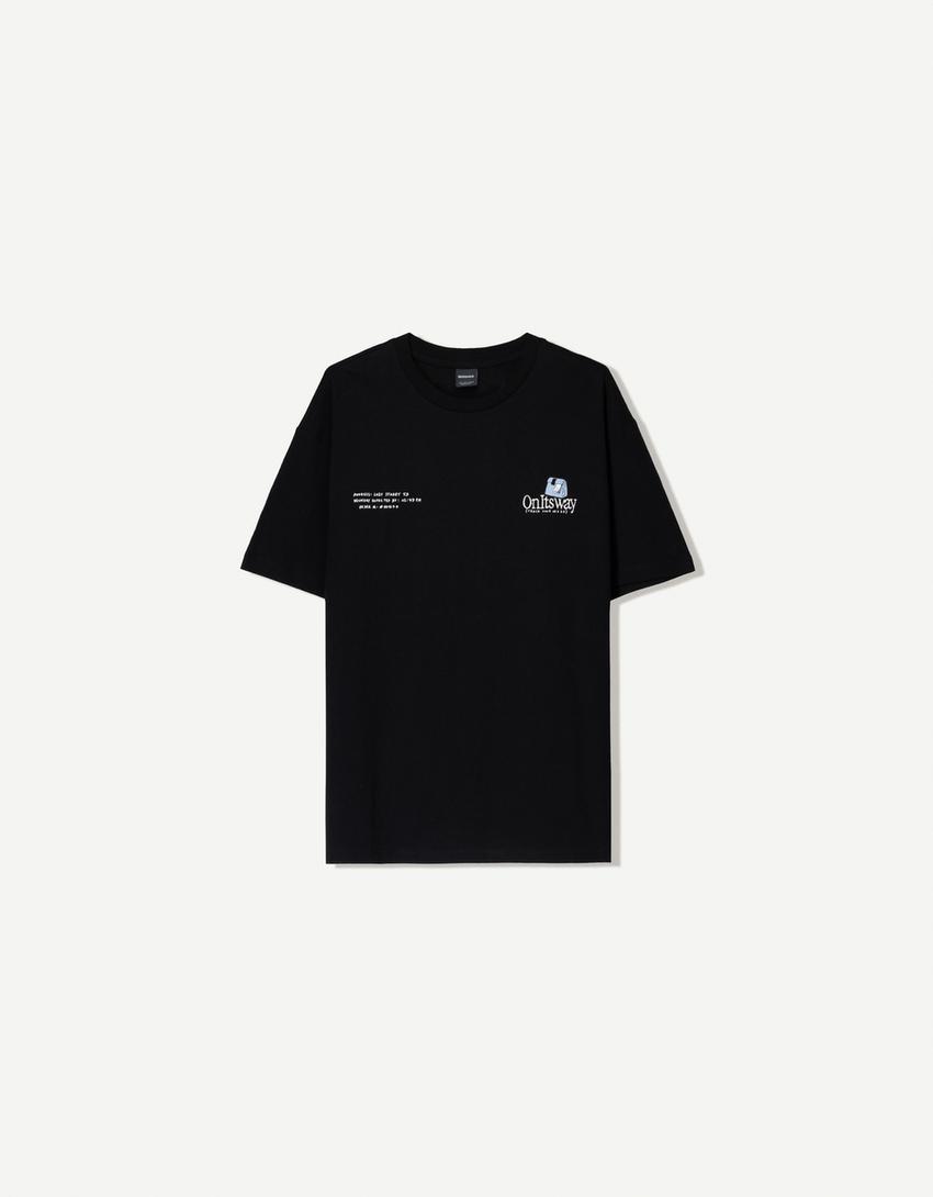 Short sleeve T-shirt with print