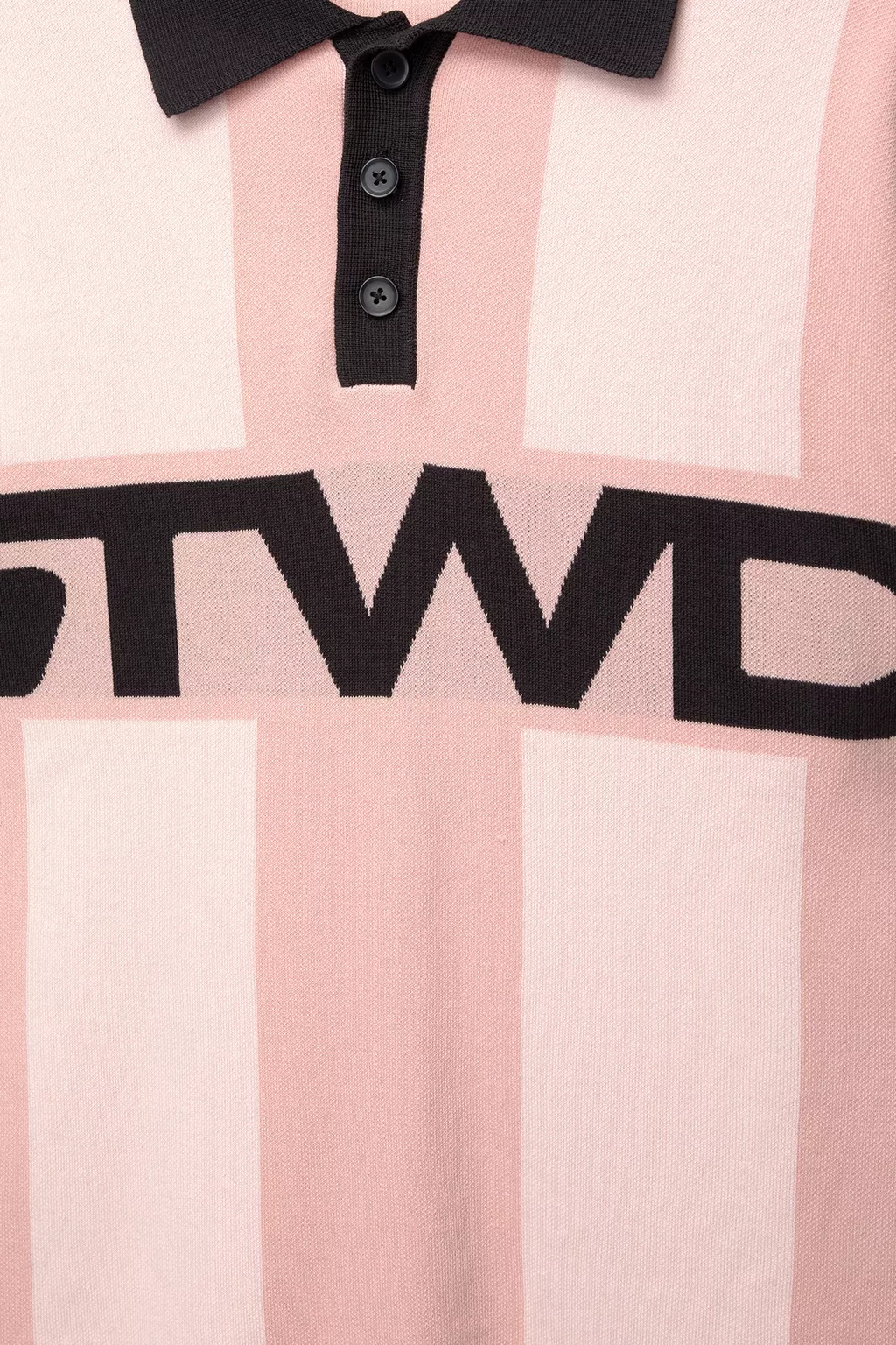  Striped STWD knit polo shirt 