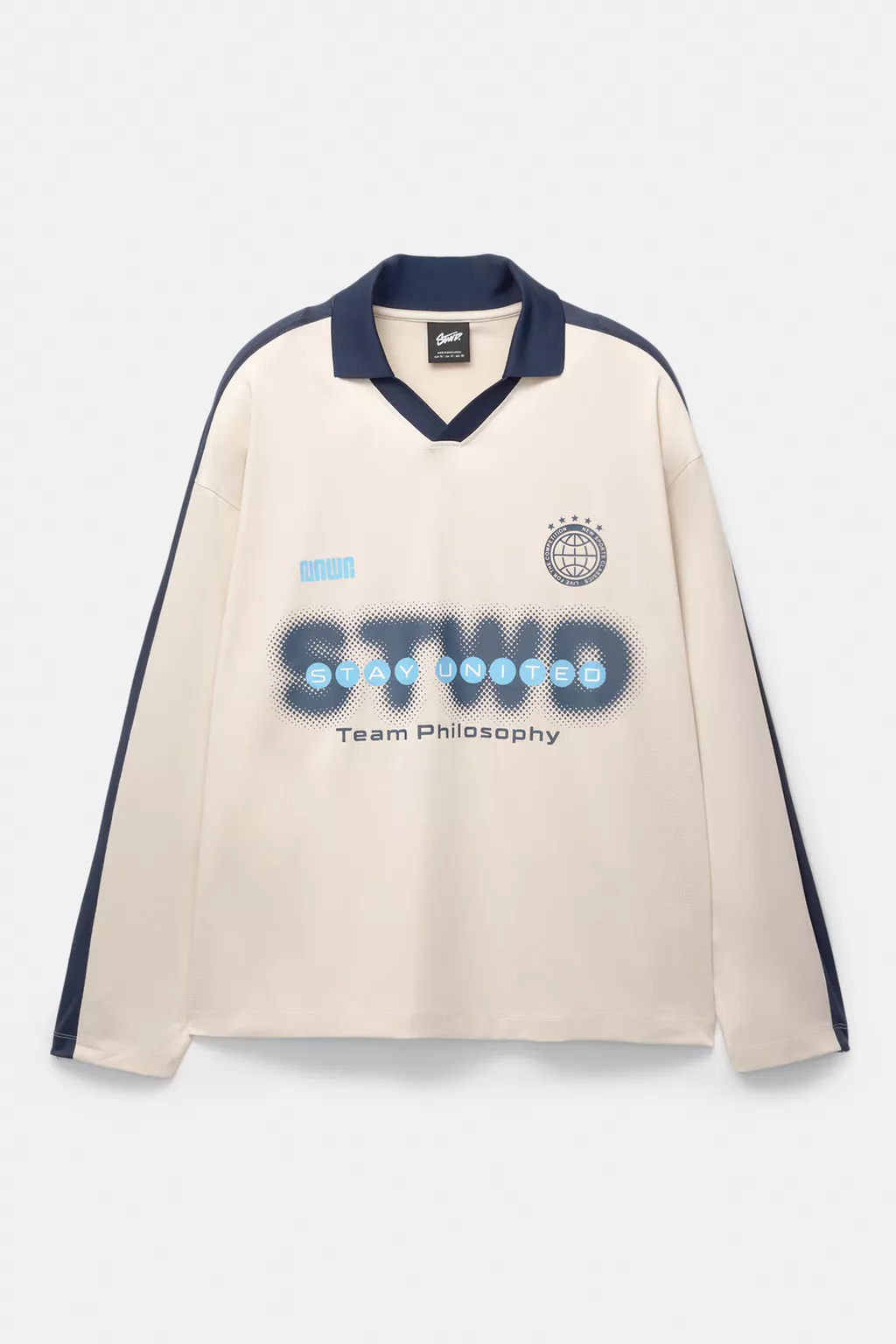 STWD polo collar T-shirt