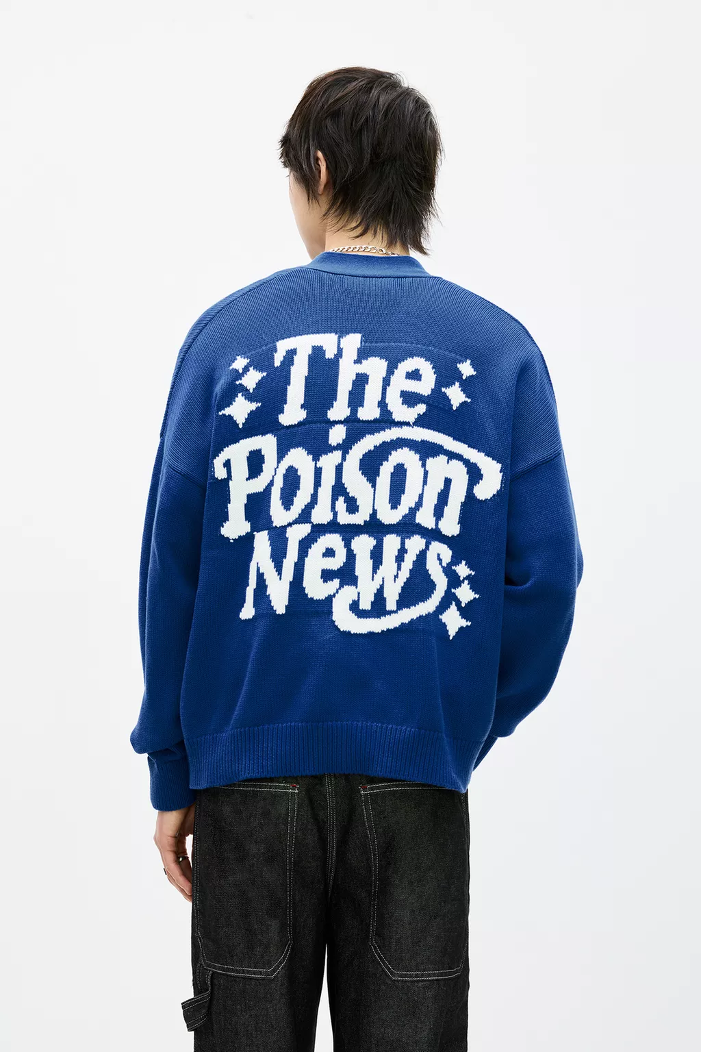  The Poison News graphic cardigan 