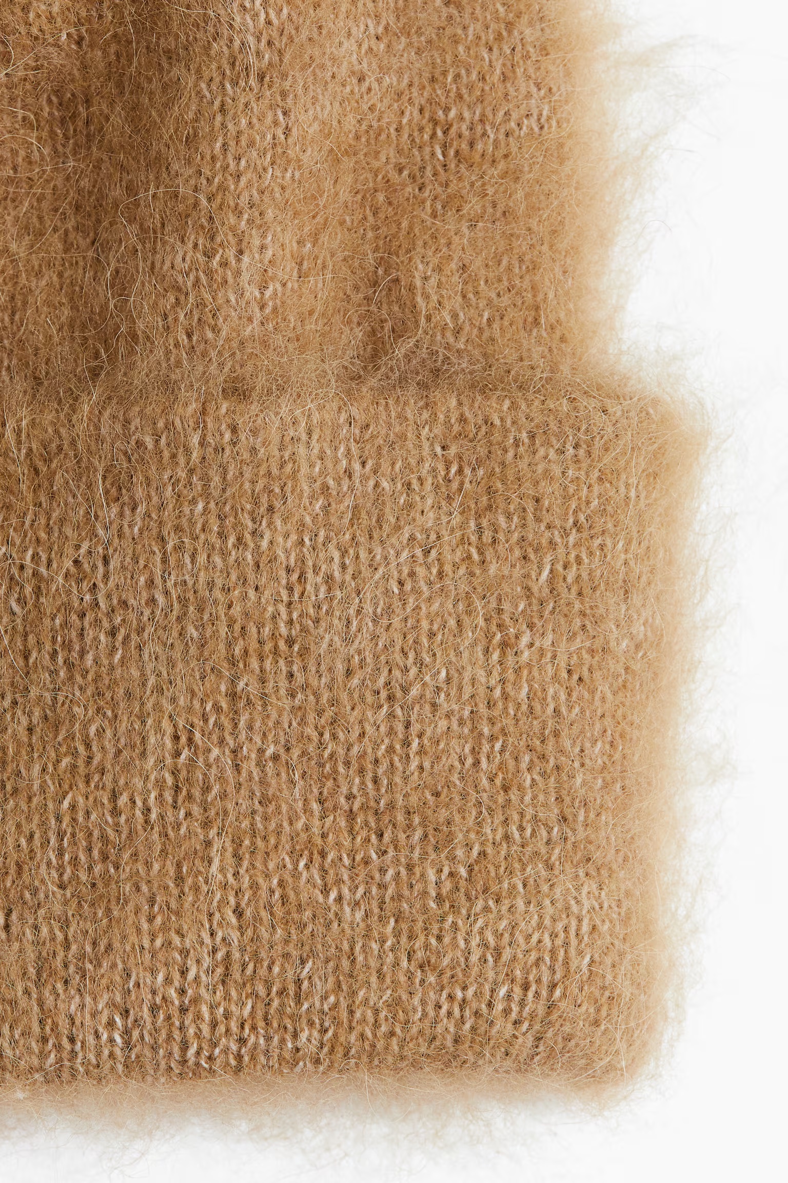 Fine Hairy and Wool Blended Beret