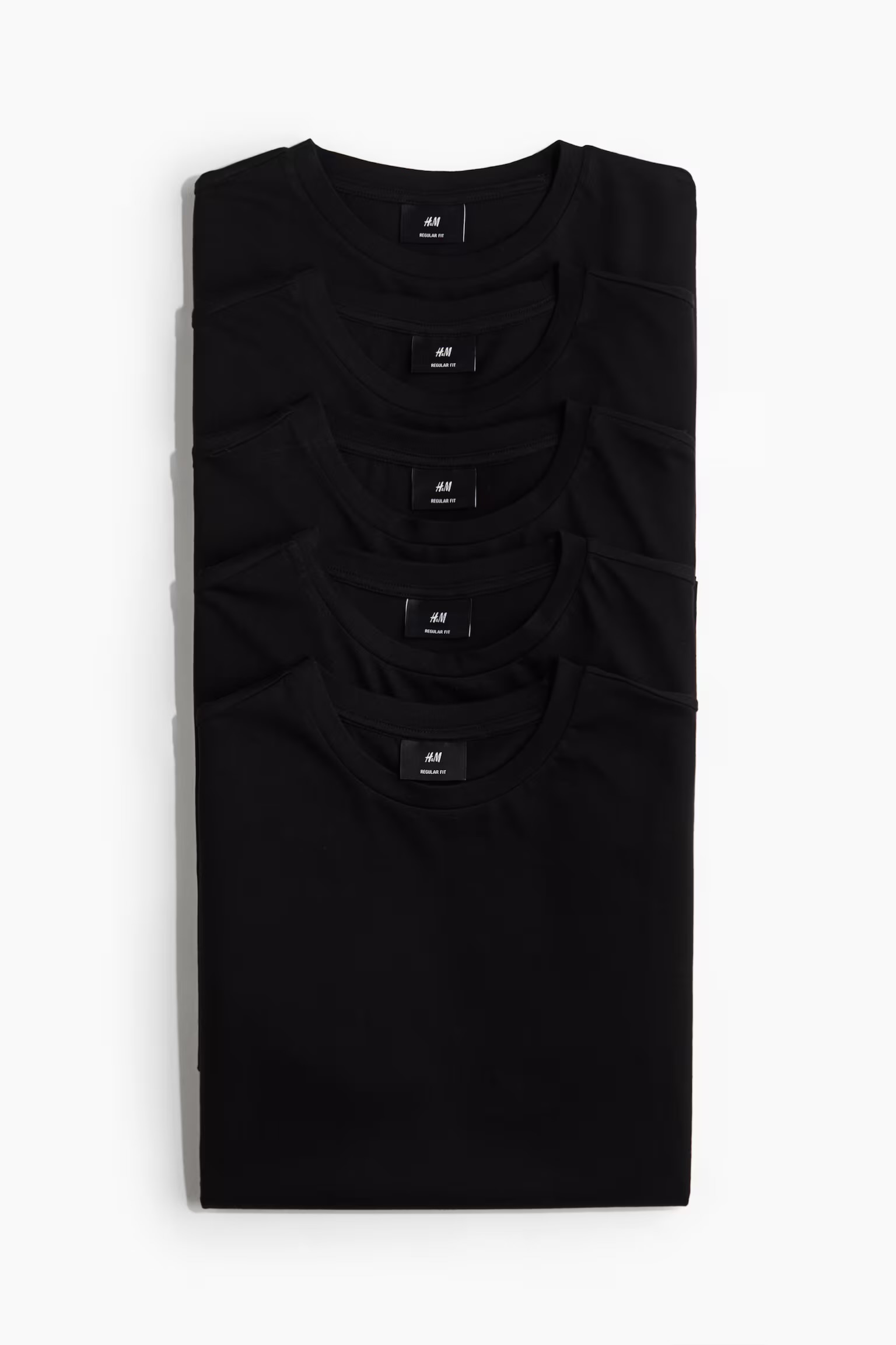 5 Pcs Regular Fit T-shirt