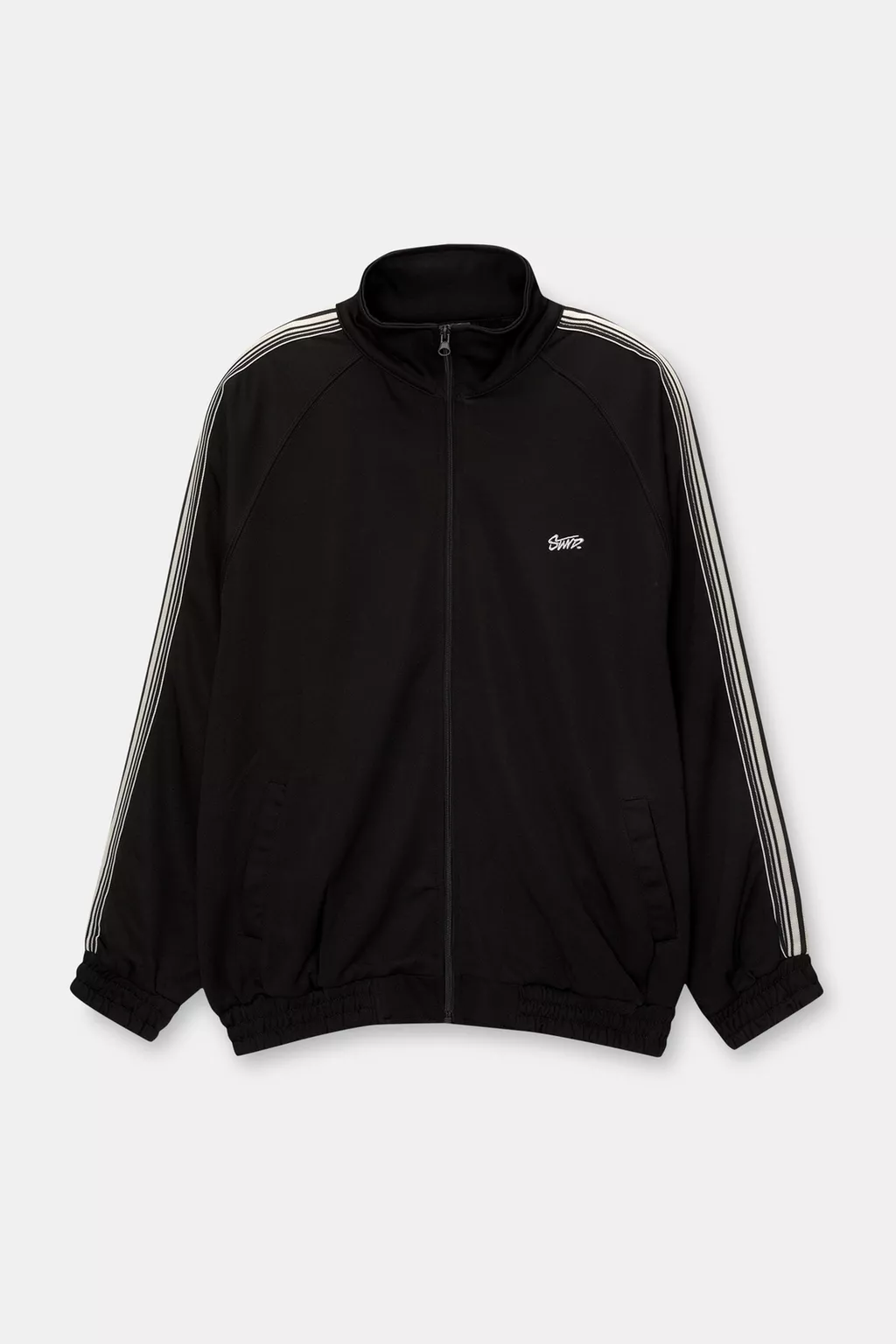 Tracksuit jacket with stripes