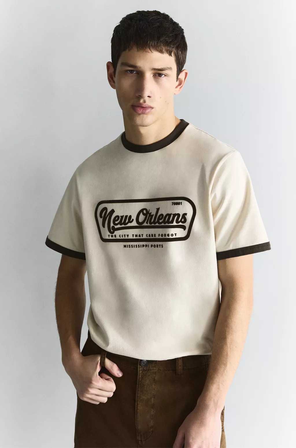  New Orleans ribbed T-shirt 