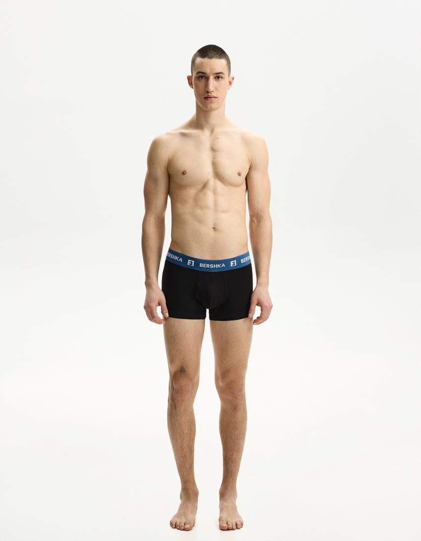  3-pack of boxers with wide printed waistband 