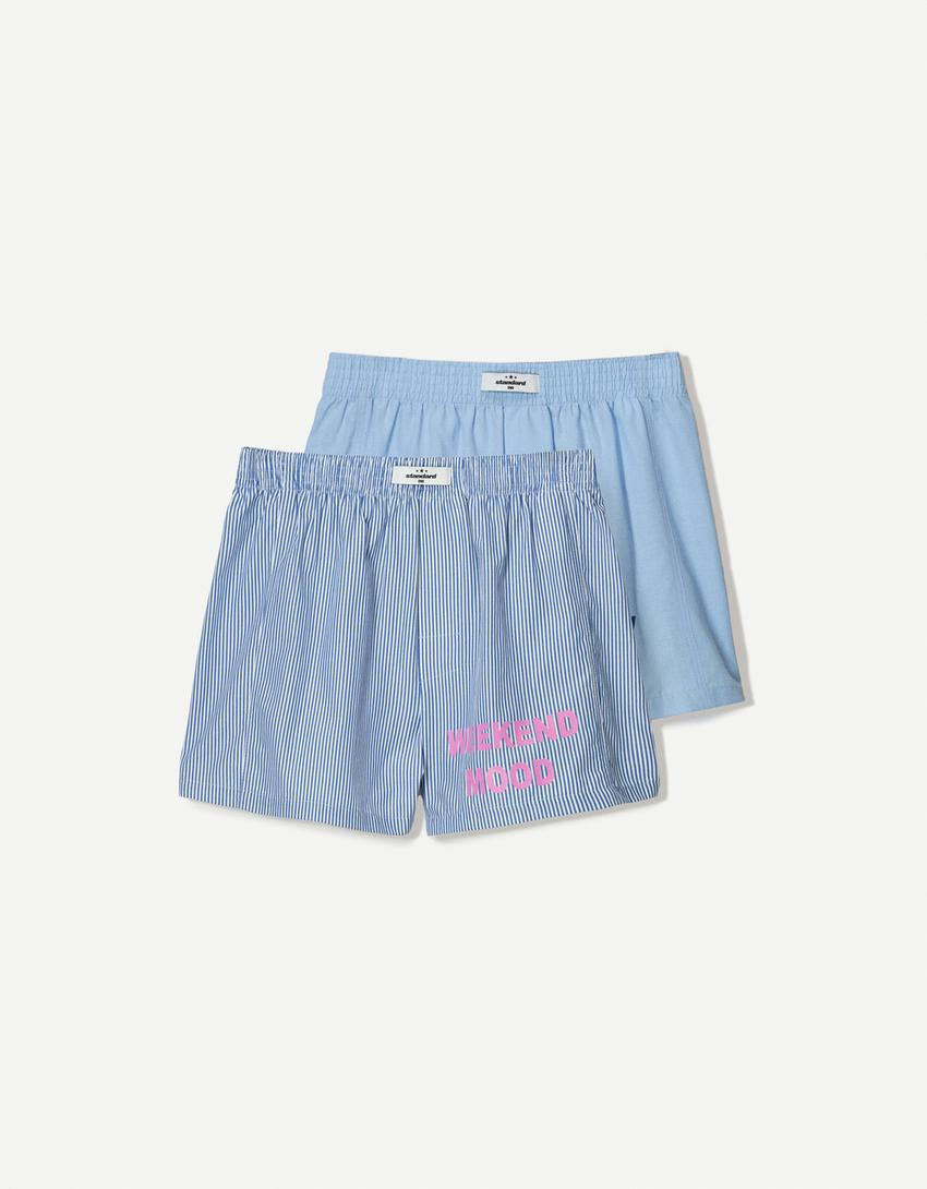 2-pack of printed boxers 
