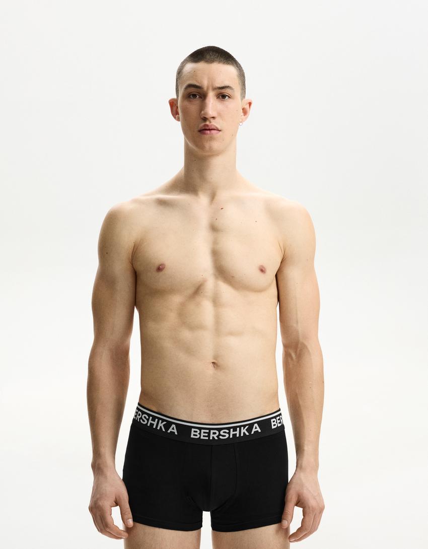 3-pack of boxers with printed waistband 