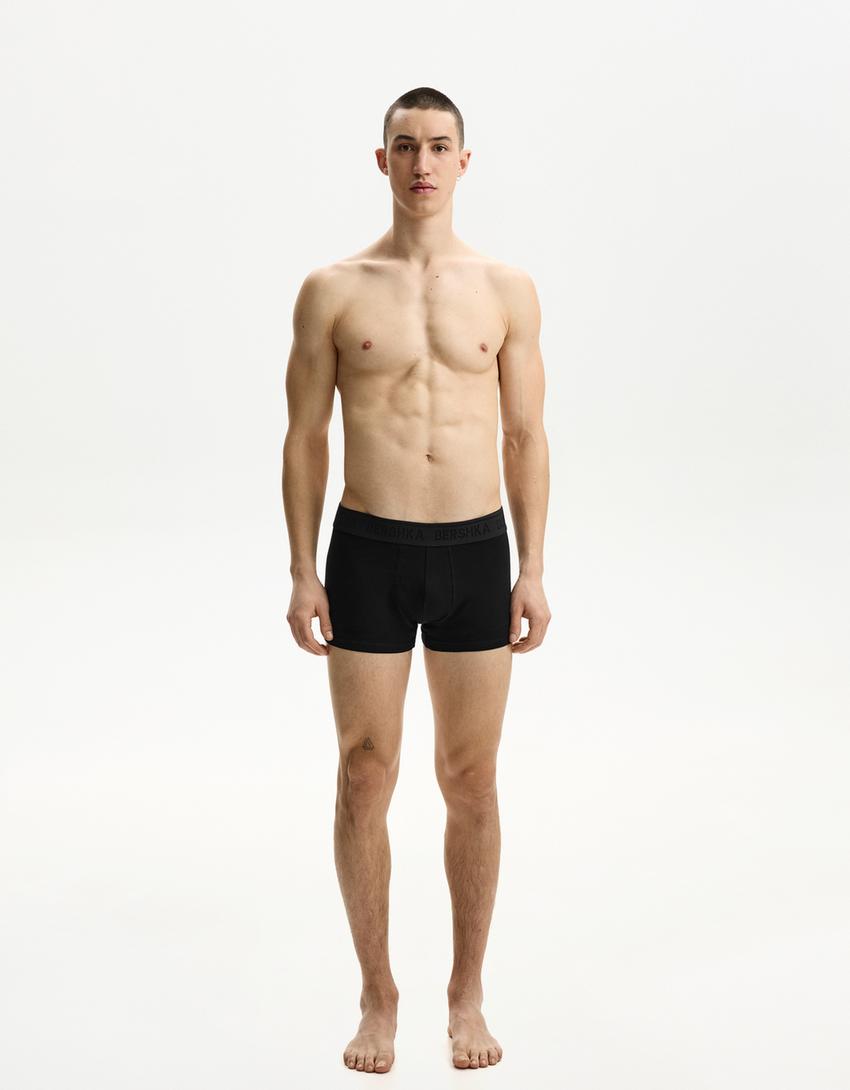 3-pack of boxers with printed waistband 