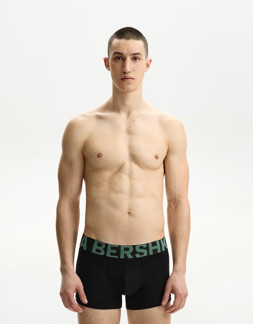 3-pack of boxers with printed waistband 