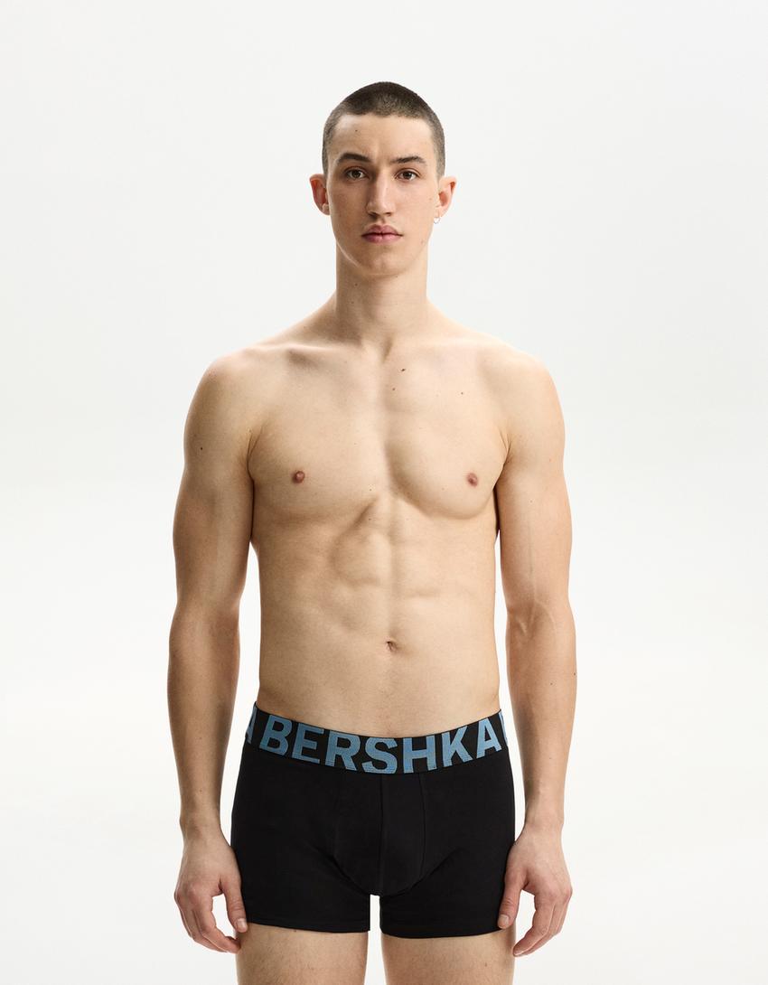 3-pack of boxers with printed waistband 
