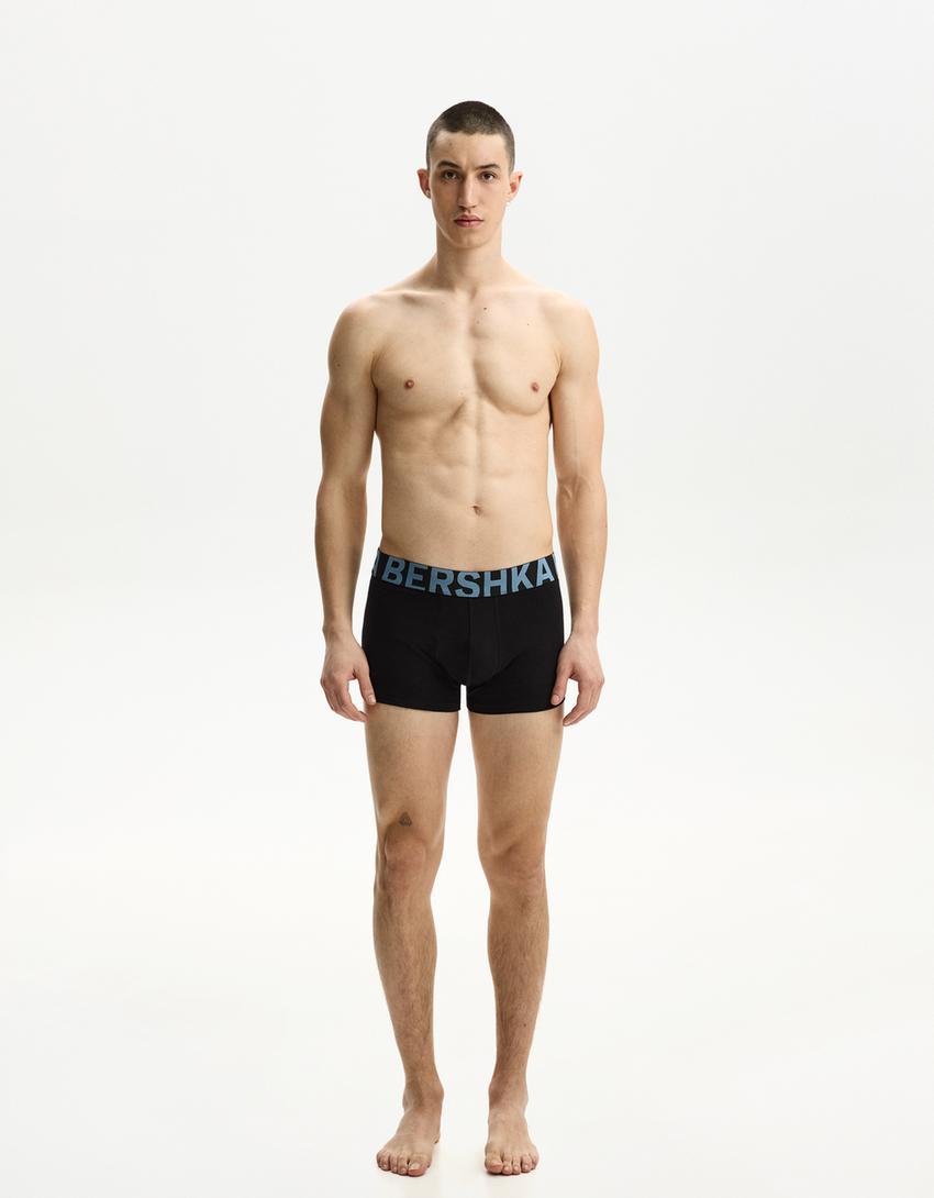 3-pack of boxers with printed waistband 