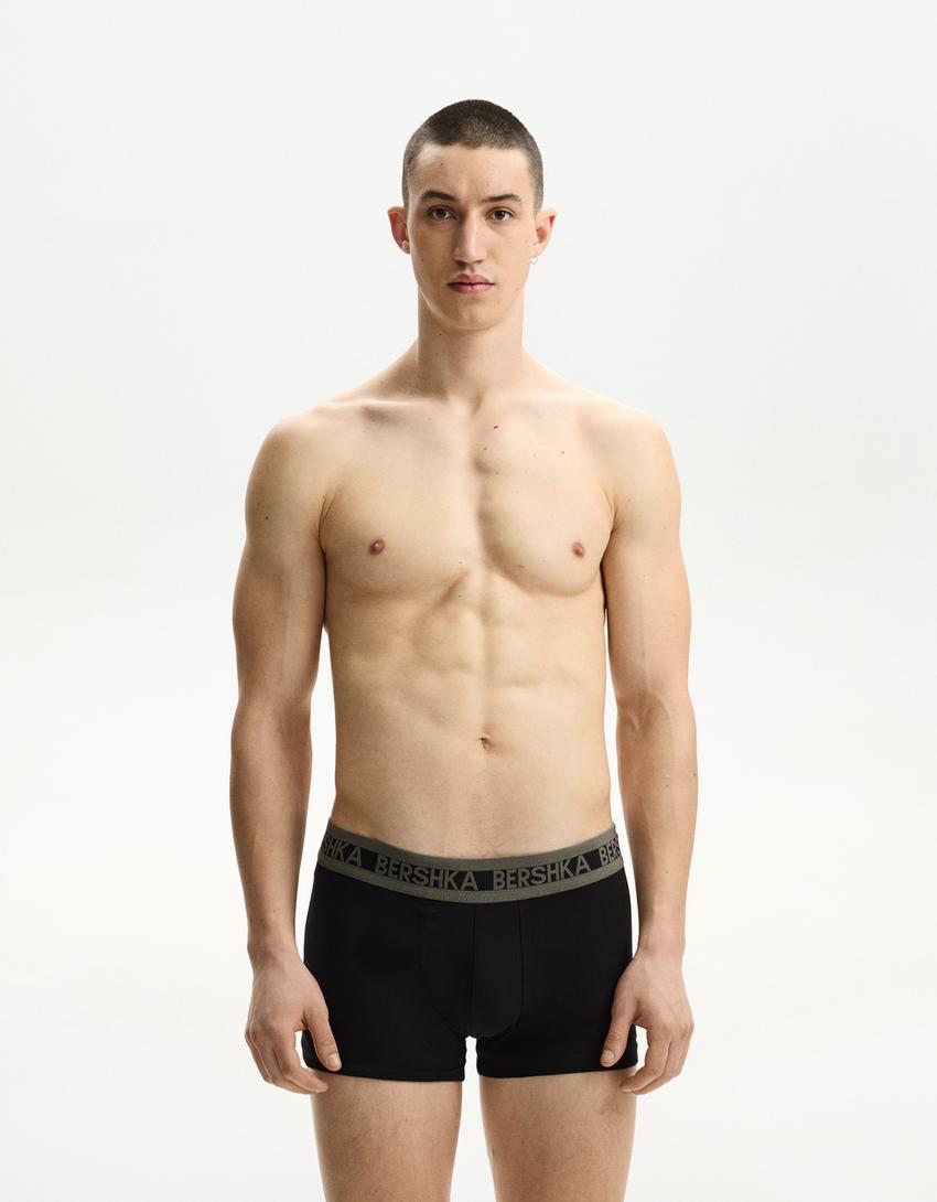 3-pack of boxers with printed waistband 