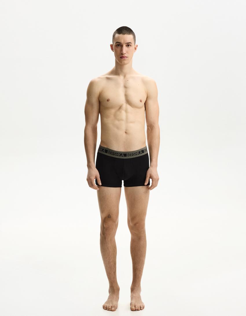 3-pack of boxers with printed waistband 