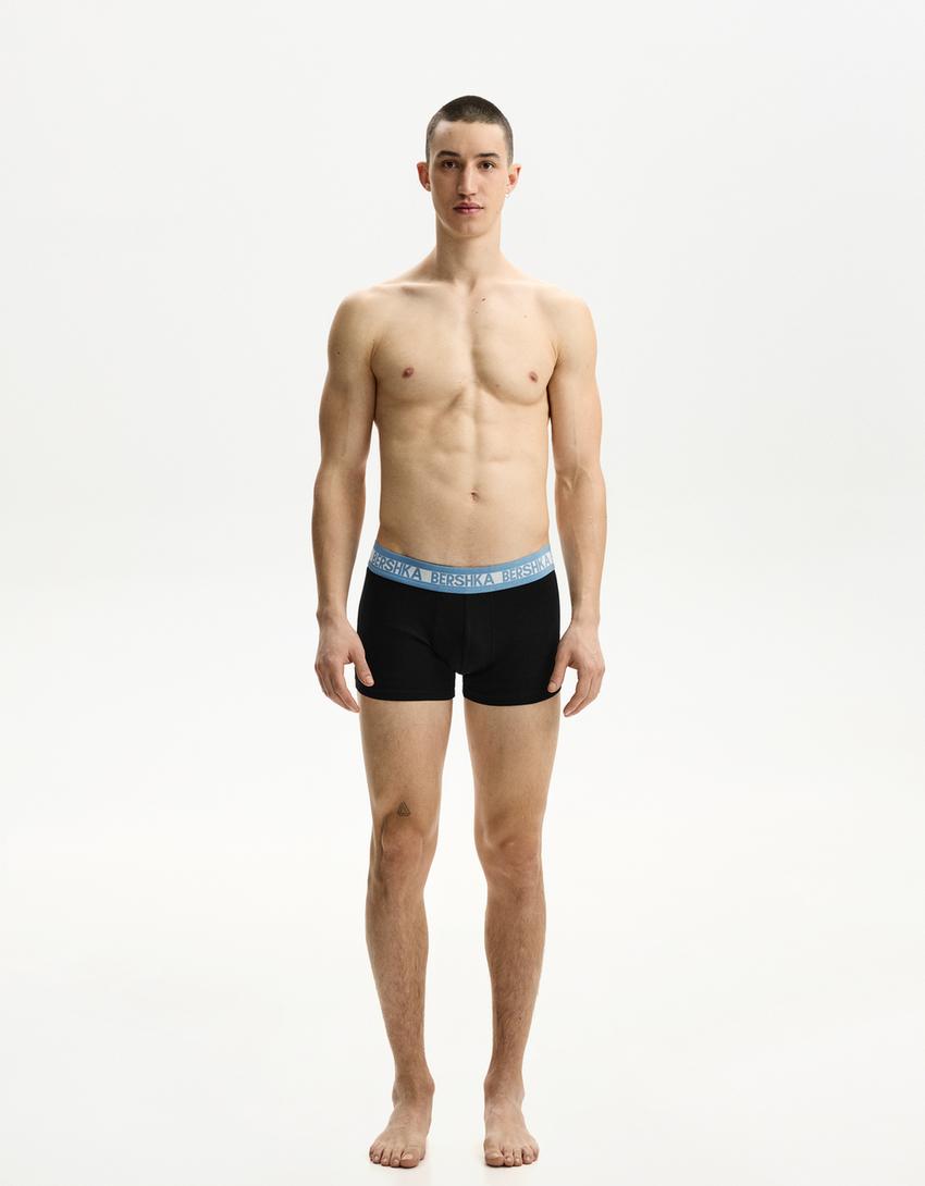 3-pack of boxers with printed waistband 