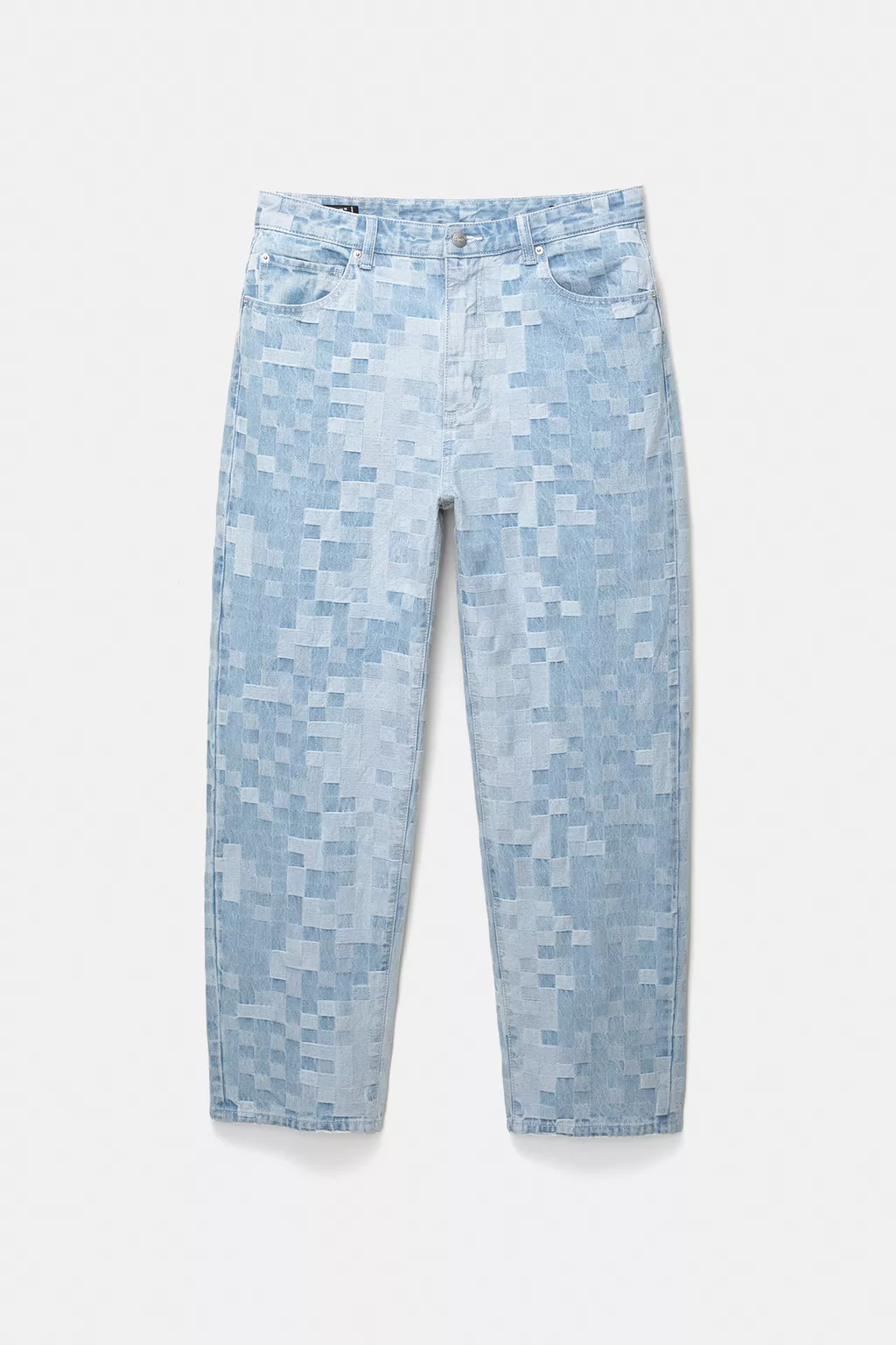  Check baggy jeans 