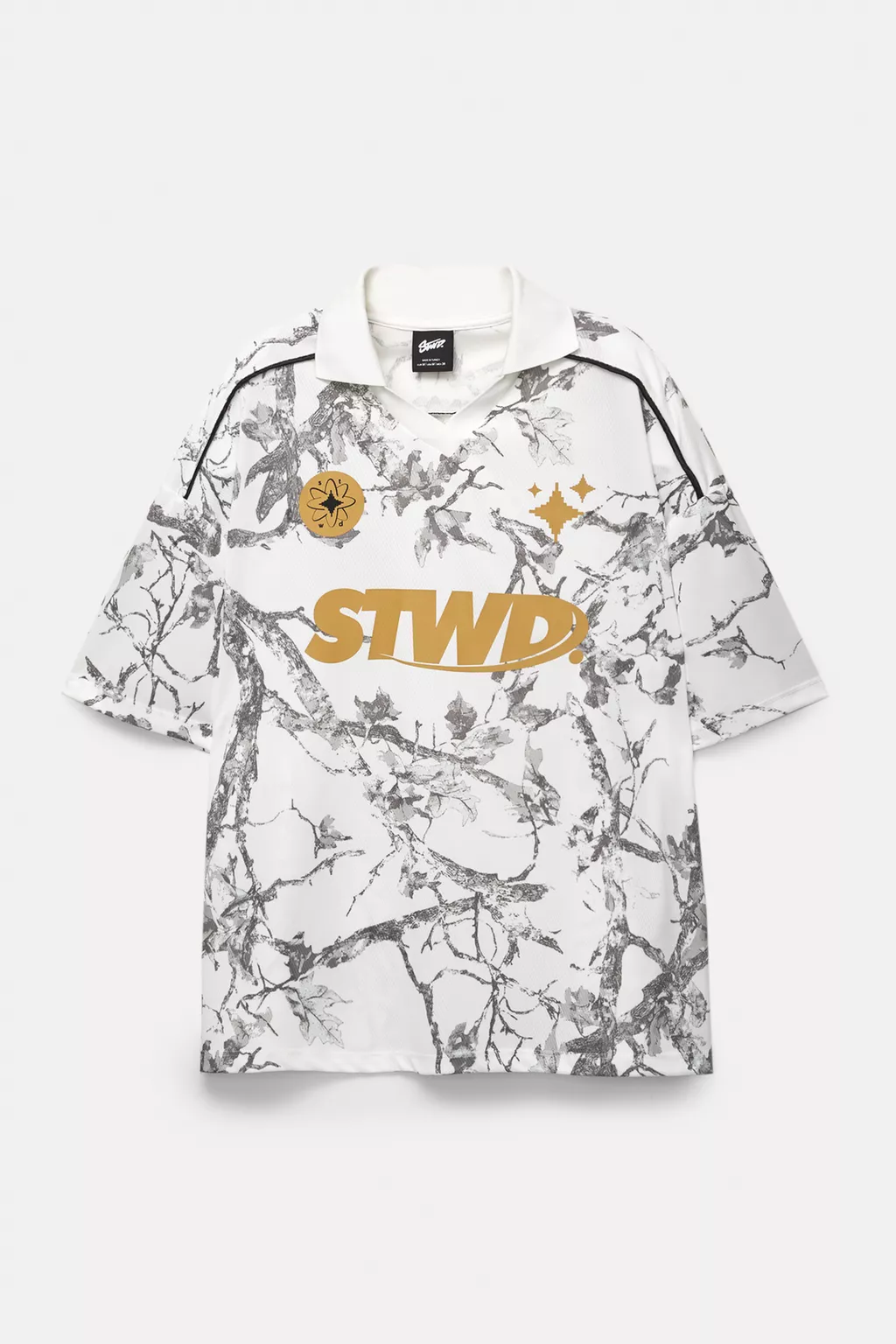 STWD polo collar T-shirt