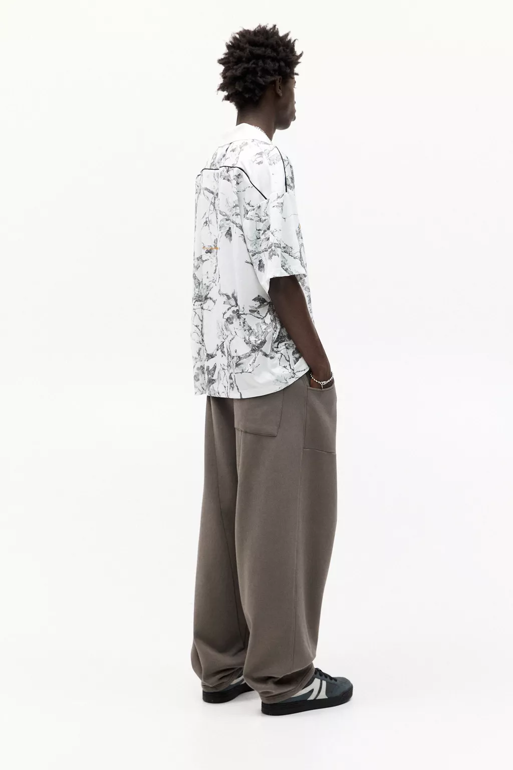  STWD polo collar T-shirt 