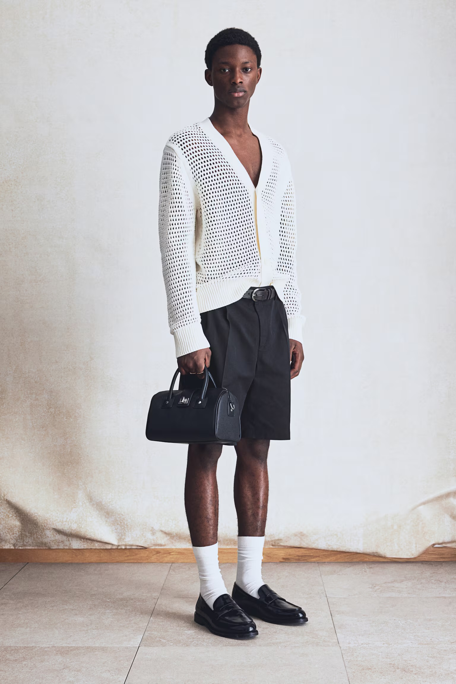 Gabardin Bermuda Shorts Relaxed Fit