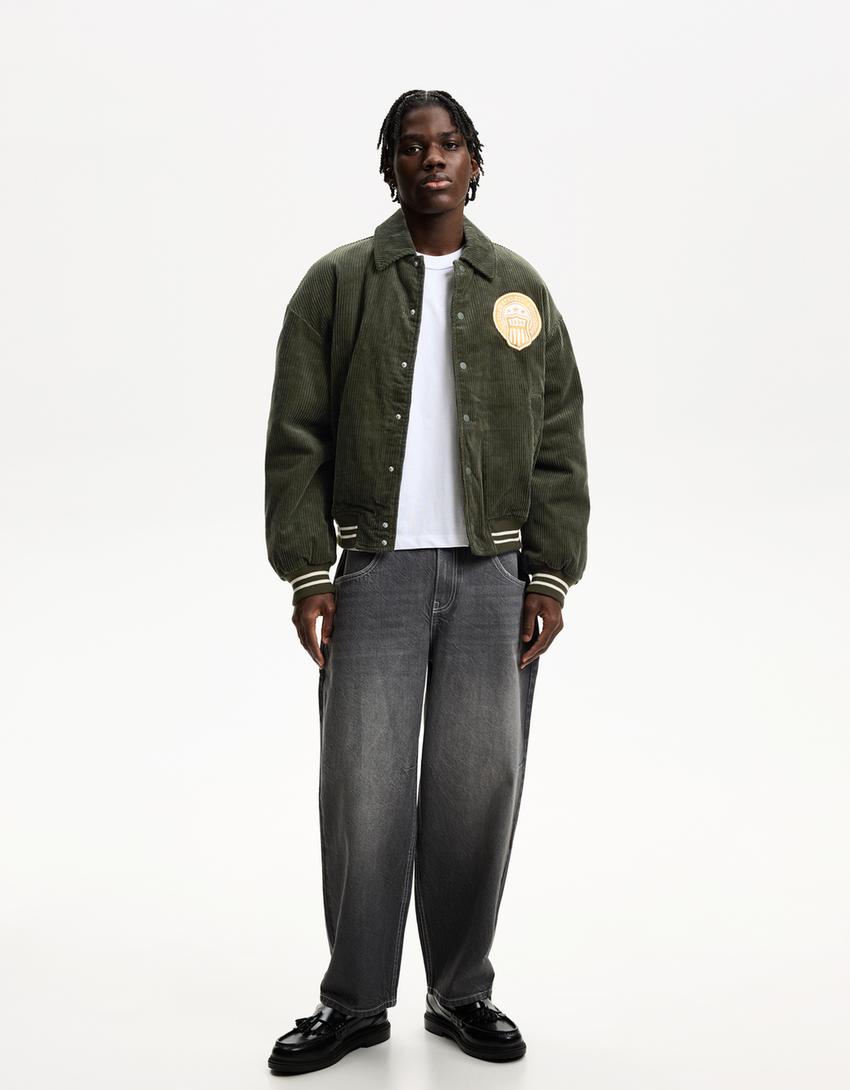  Velvet retro jacket with semolina