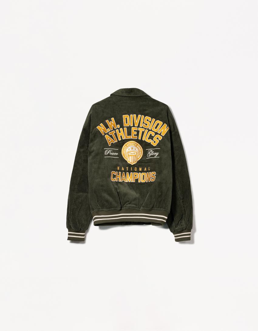  Velvet retro jacket with semolina