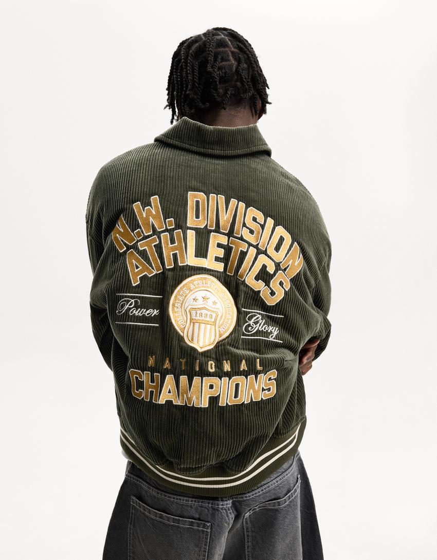  Velvet retro jacket with semolina