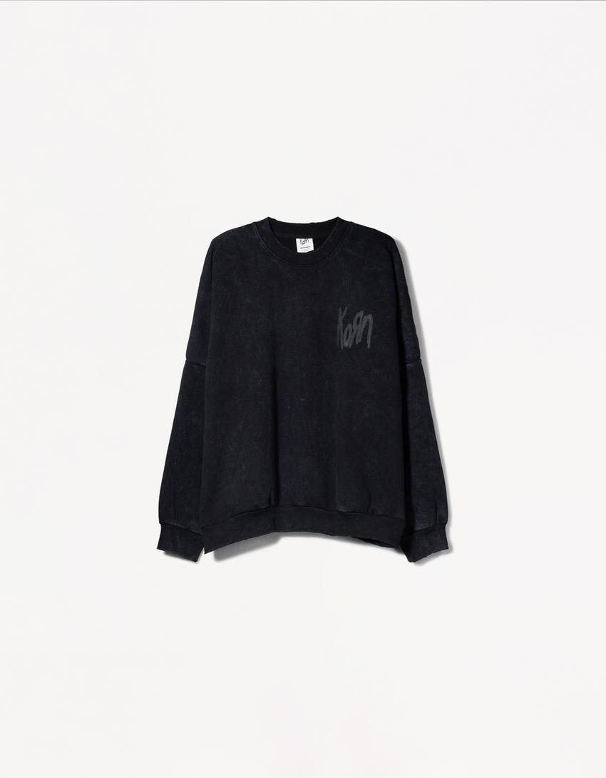 Bonge printed bike collar sweatshirt