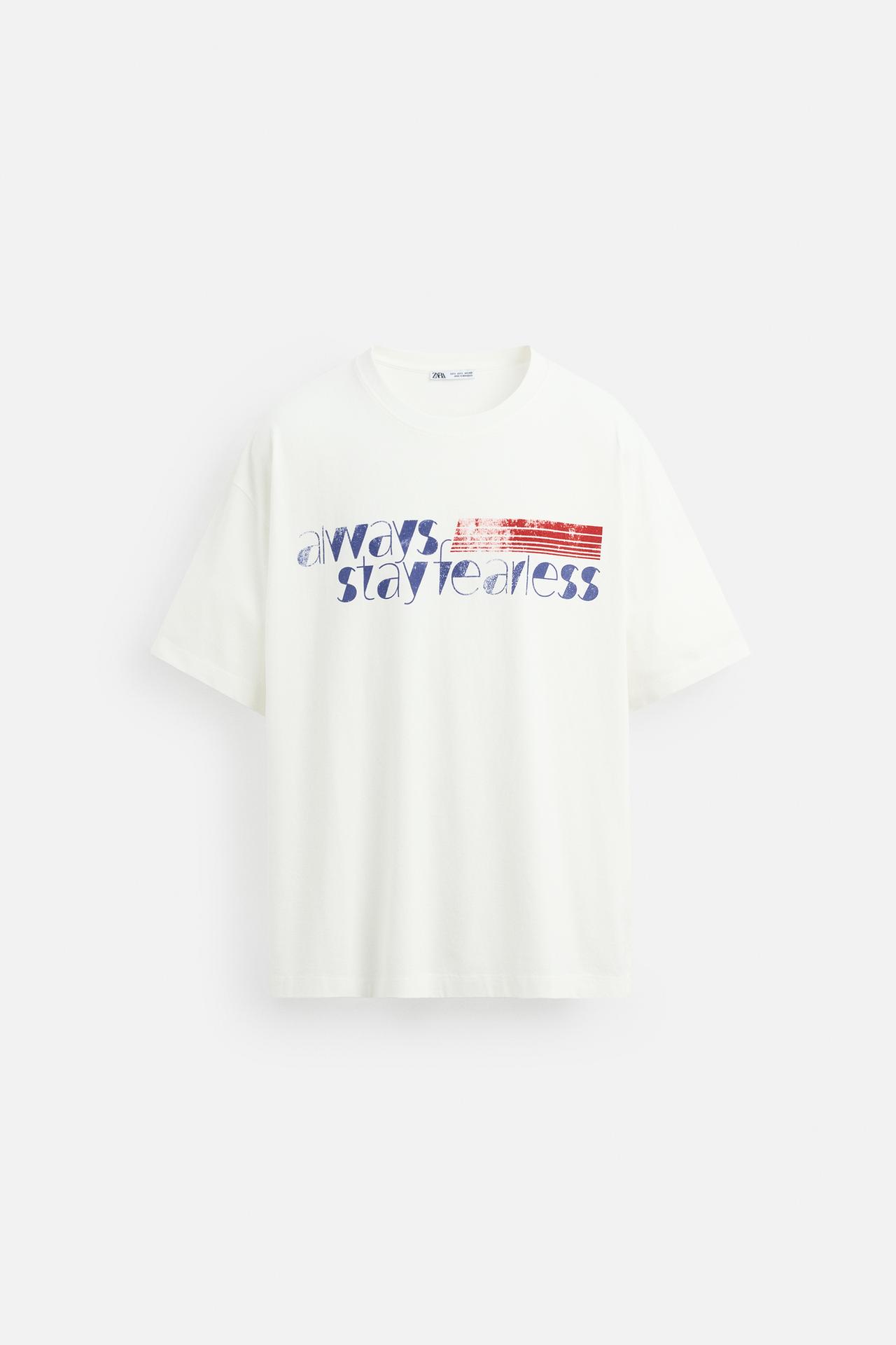 SLOGAN PRINT T-SHIRT