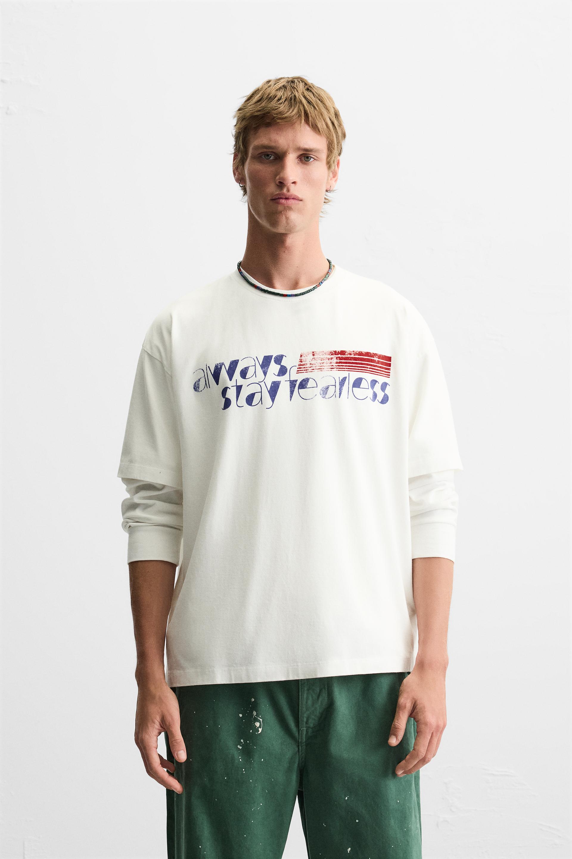 SLOGAN PRINT T-SHIRT