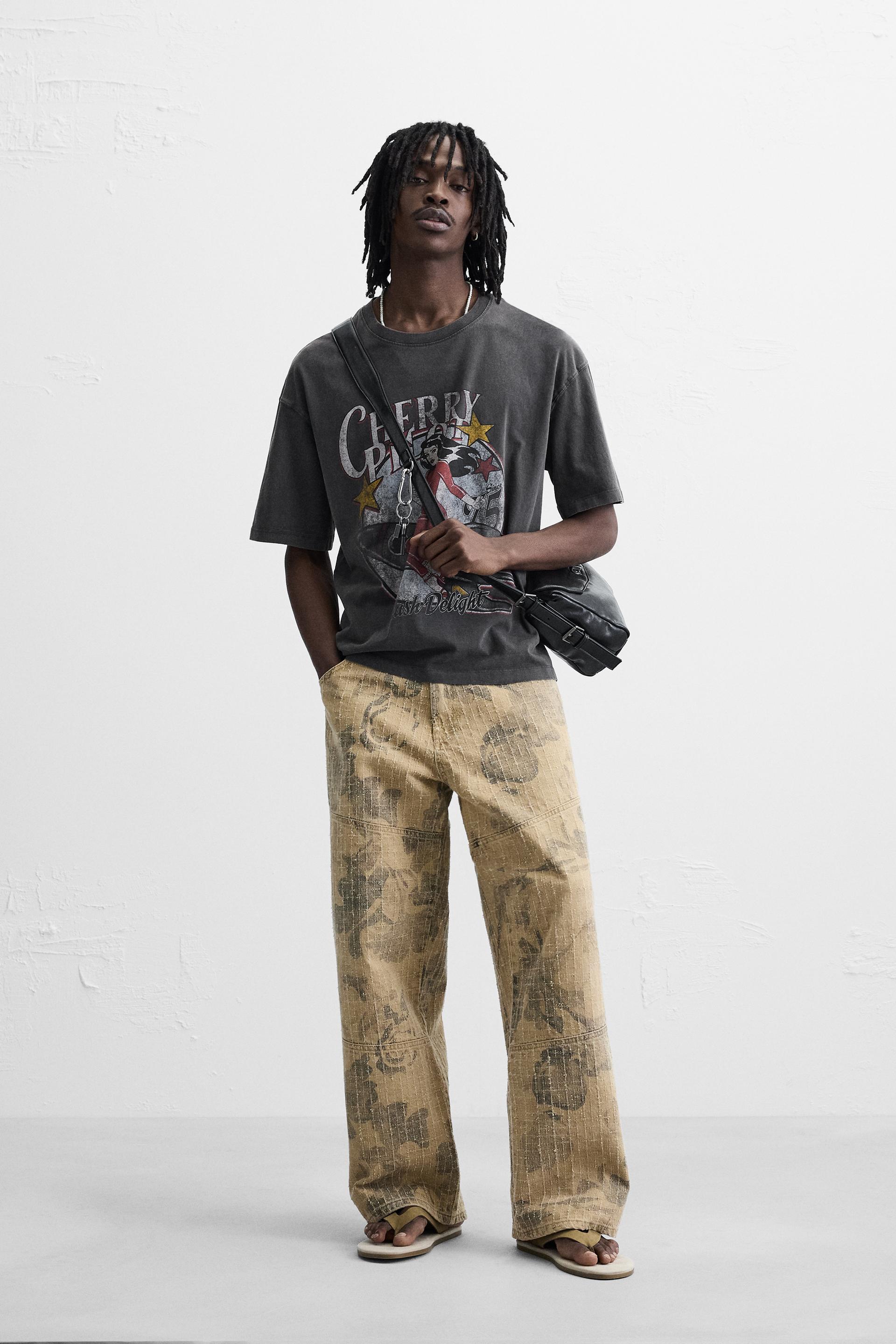 FADED PRINTED T-SHIRT