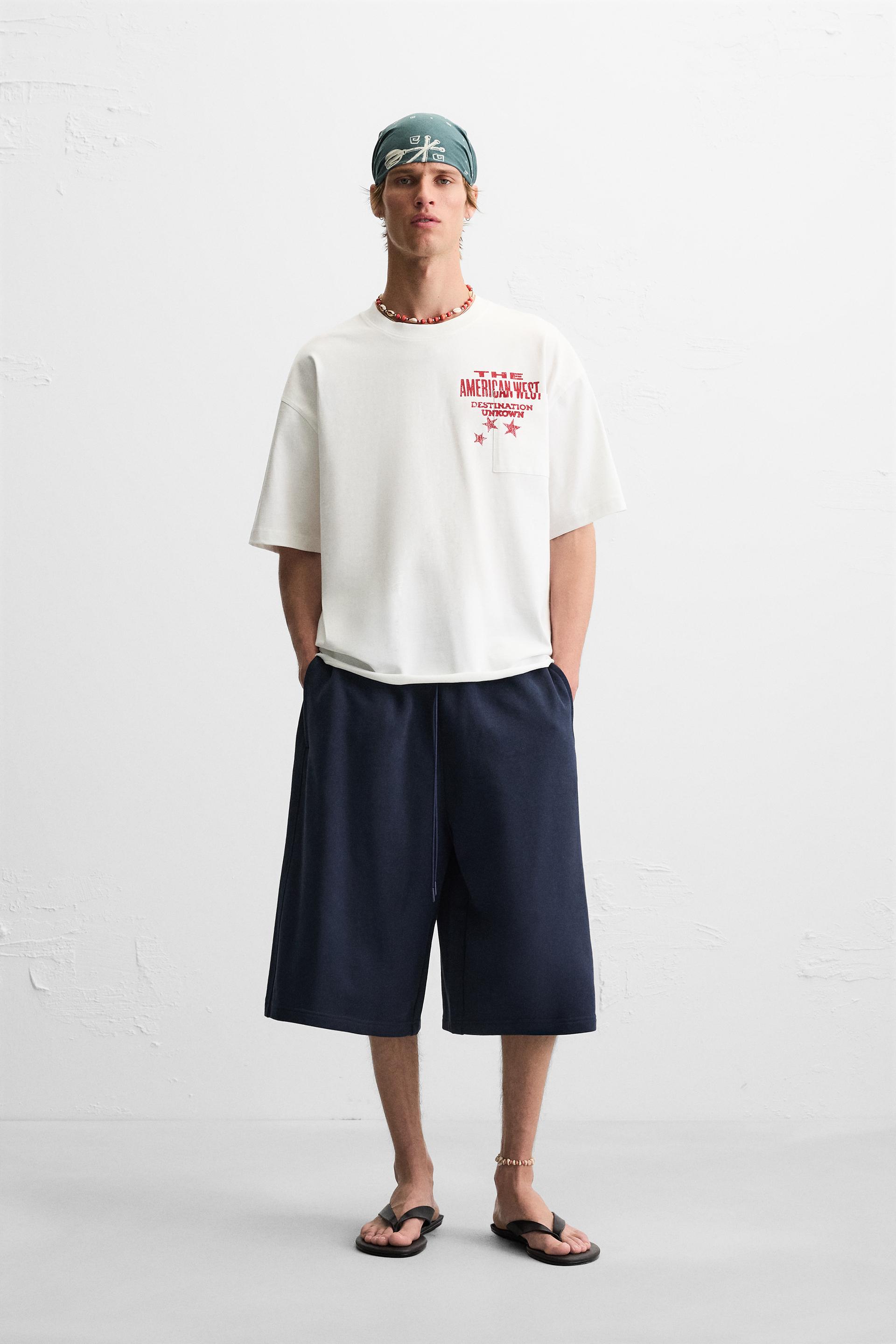 WASHED PRINT T-SHIRT