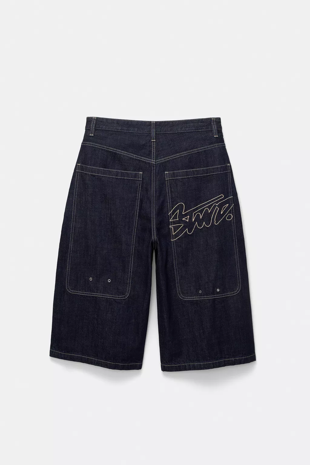  Super baggy STWD denim bermuda