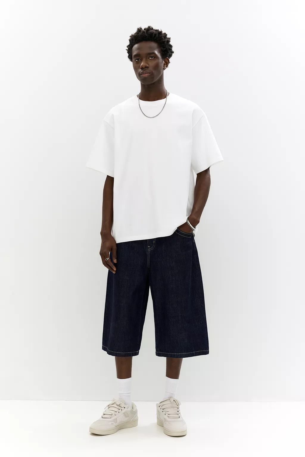  Super baggy STWD denim bermuda