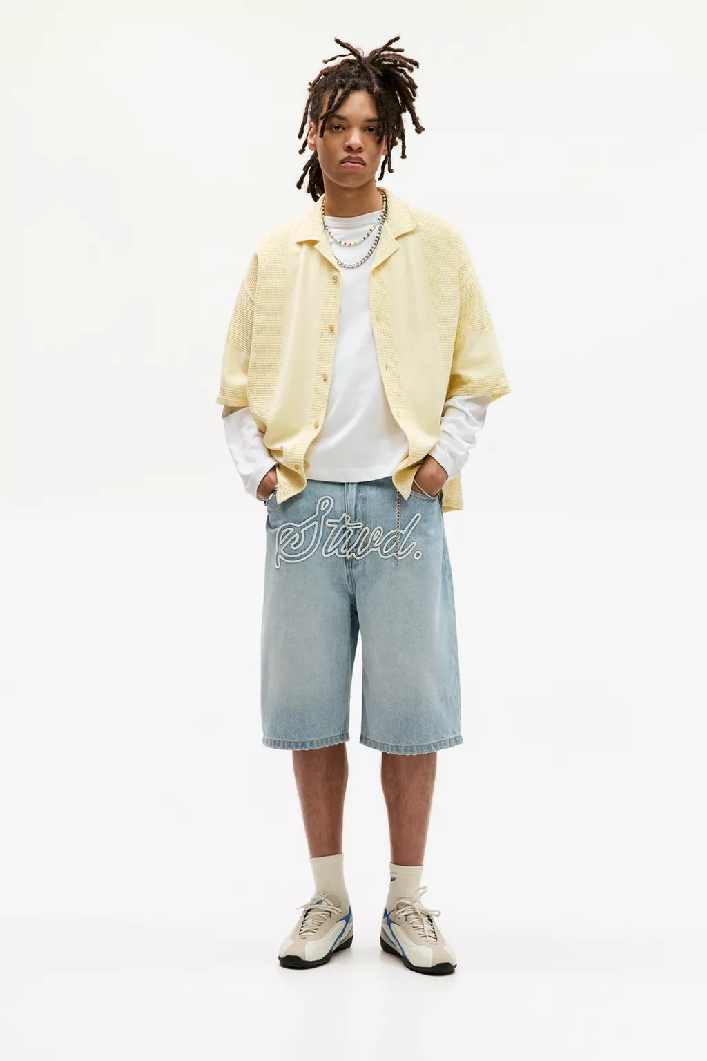  Embroidered STWD jort 