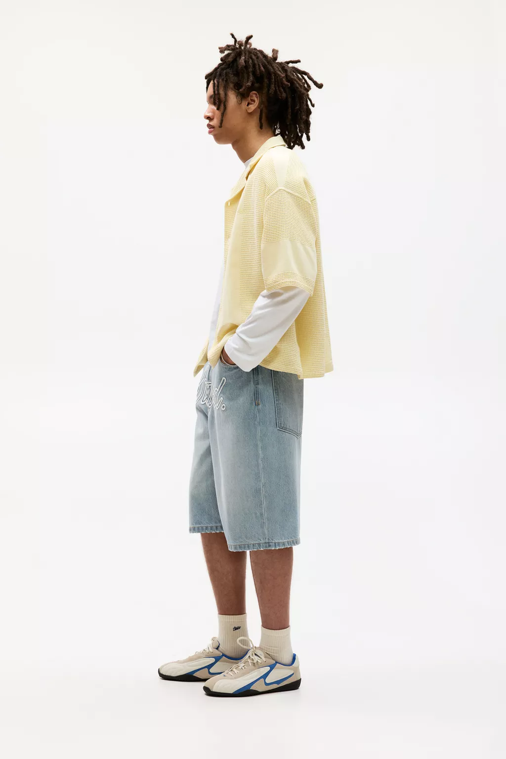  Embroidered STWD jort 