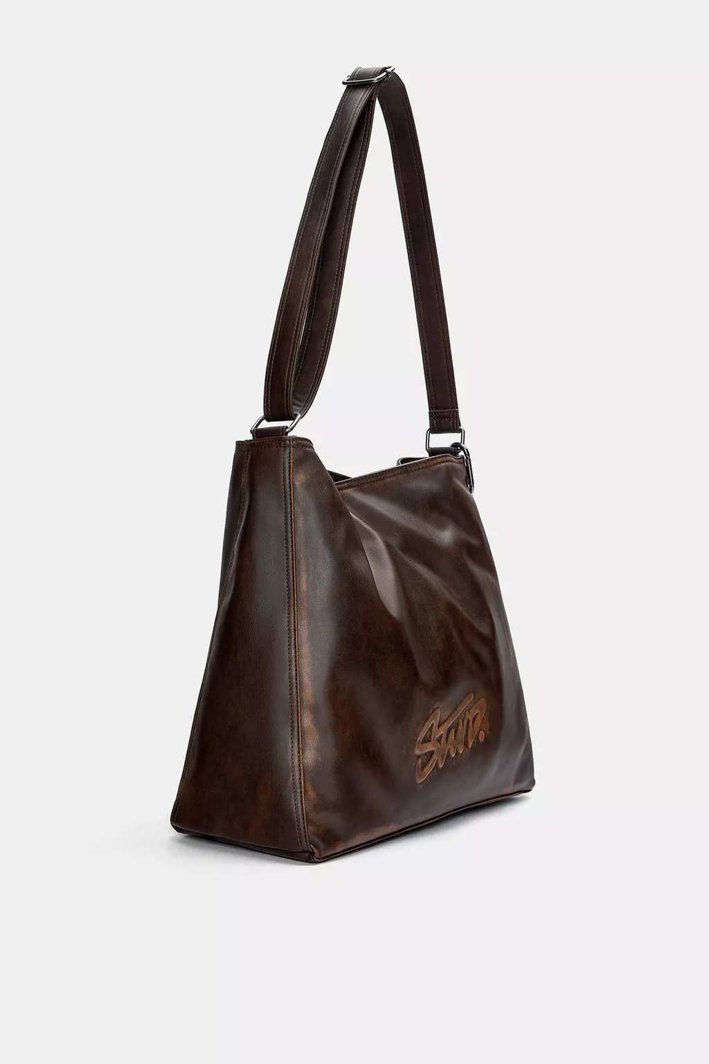  Distressed Detailed STWD mini tote bag 